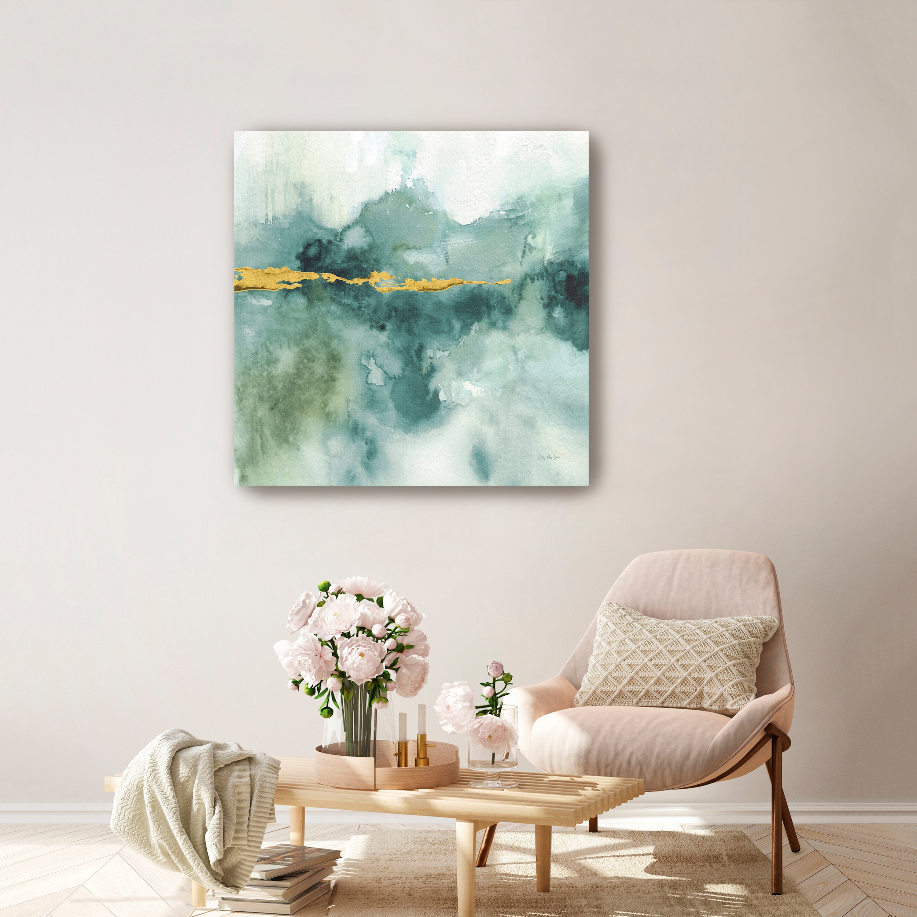 My Greenhouse Abstract I Canvas Giclee