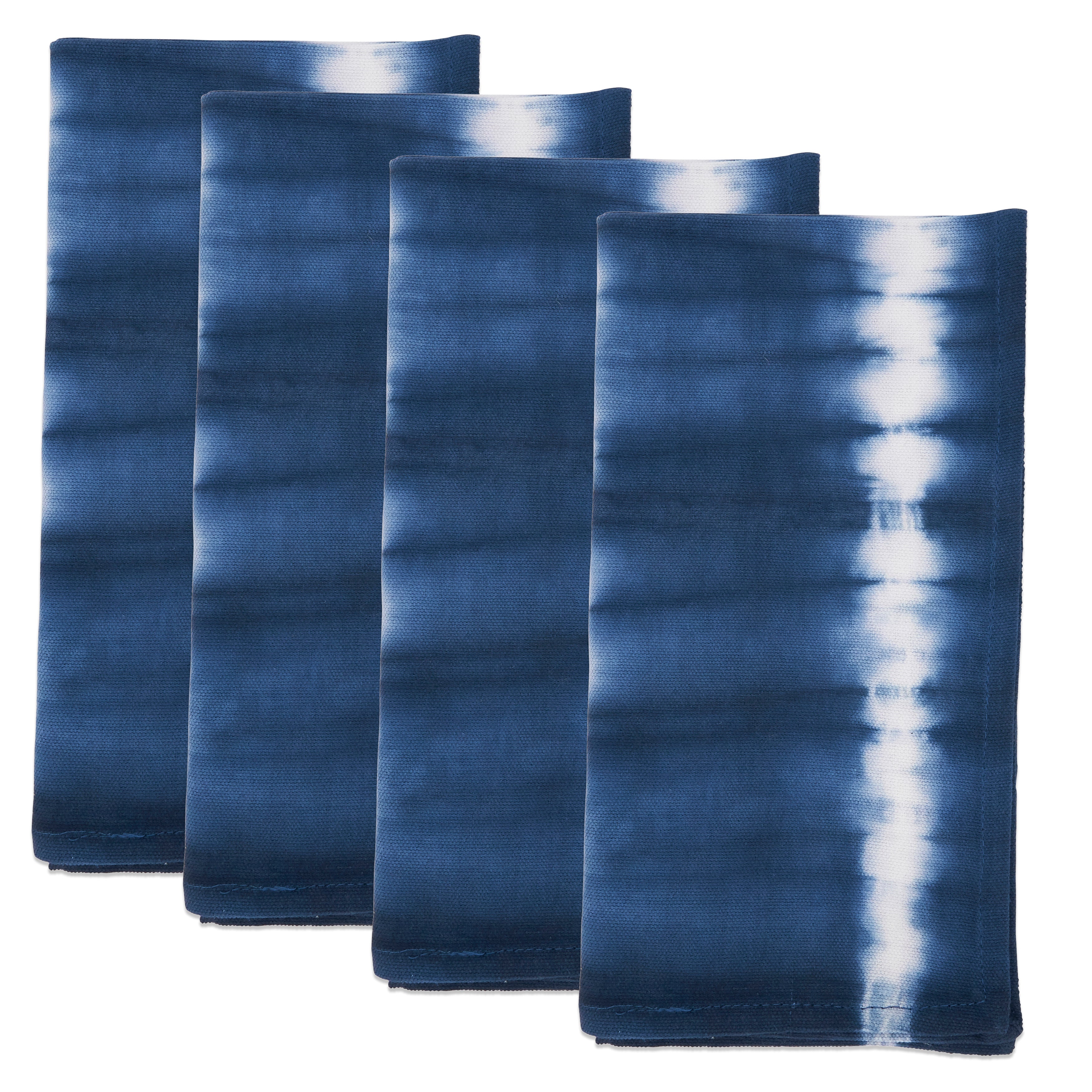 Eye-catching Tie Dye Stripe Table Napkin, Set of 4