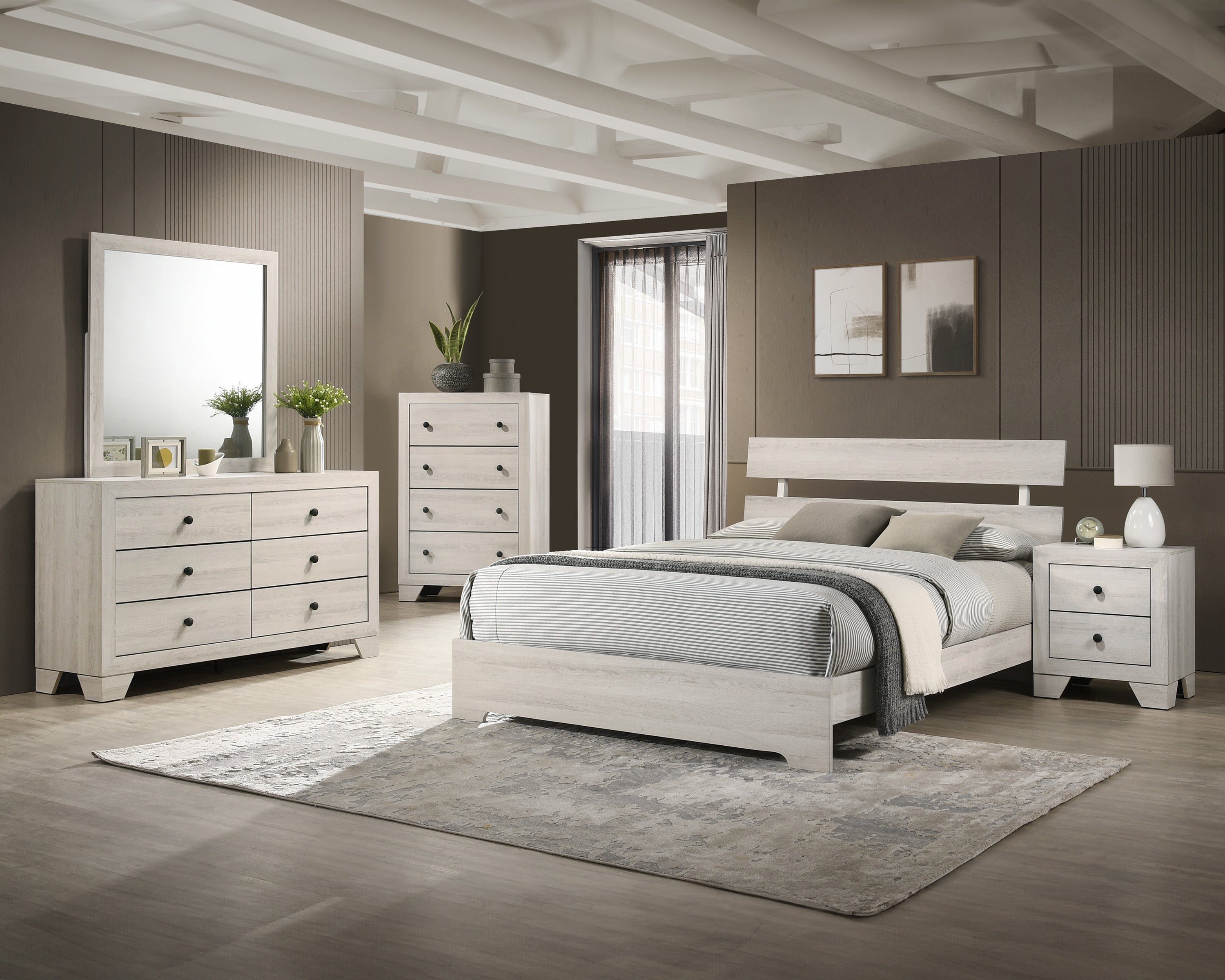Cambridge Rustic 4-Drawer Storage Tall Chest/Dresser