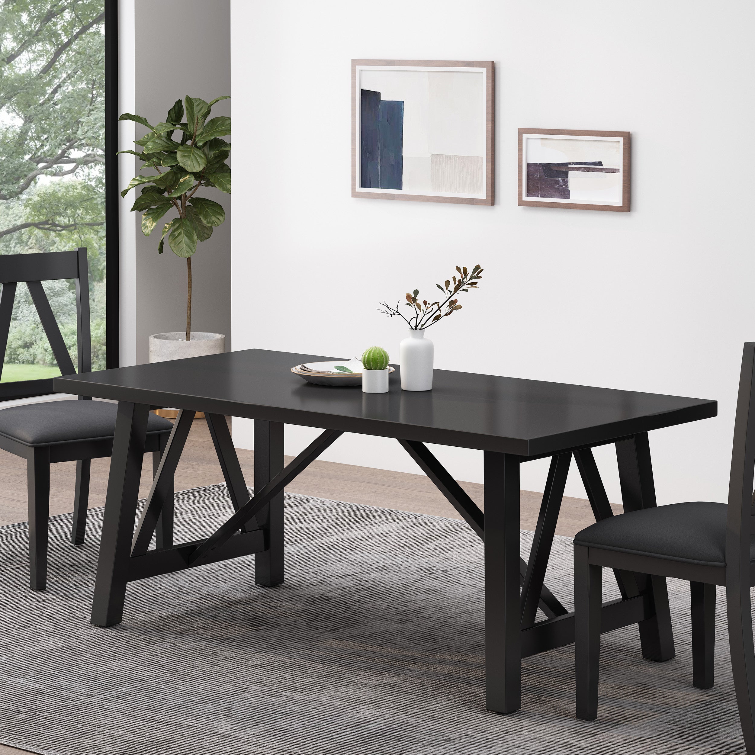 Meadowlark Farmhouse Style Rectangular Dining Table