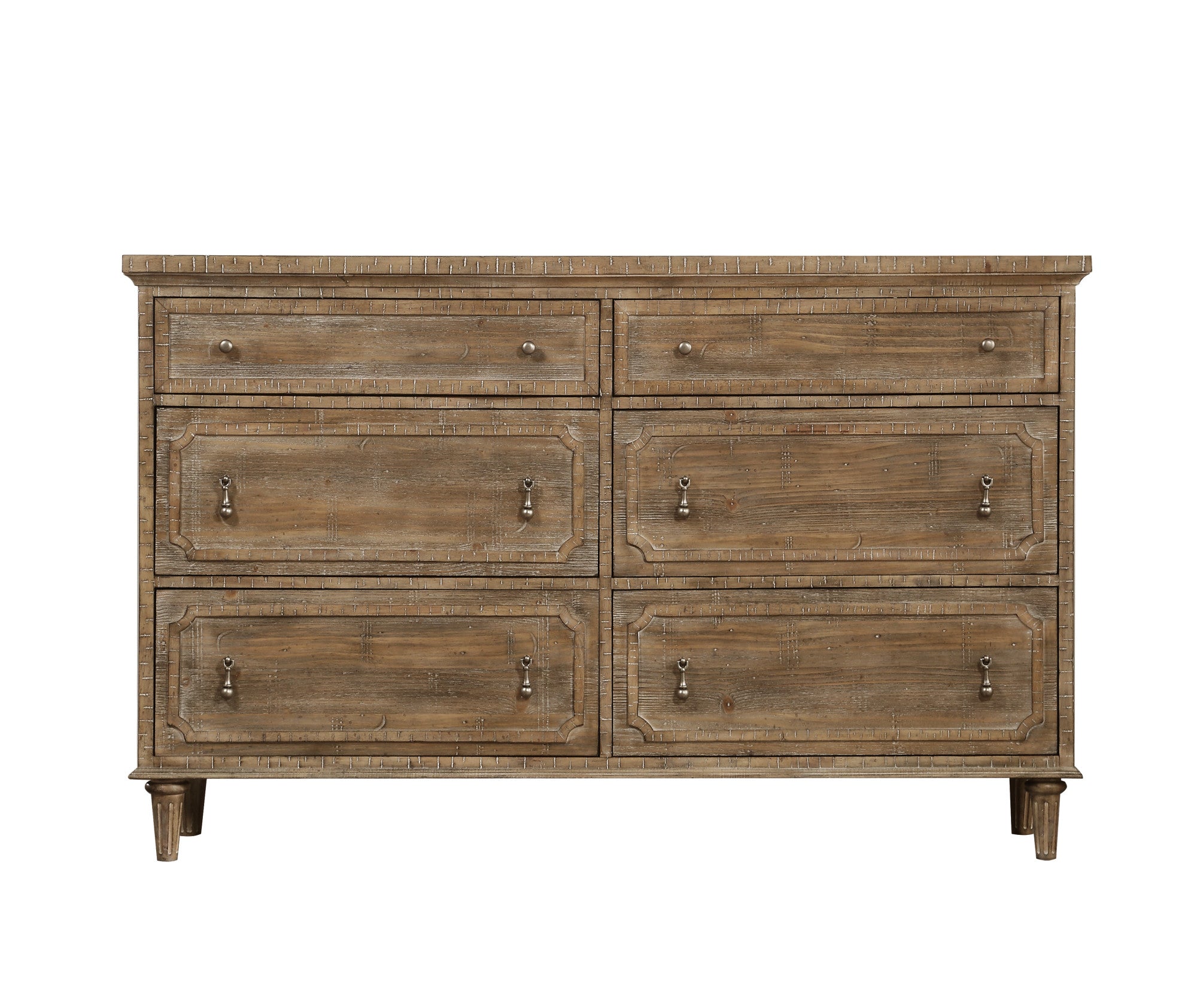 Changeme Solid Wood Dresser with 6 Drawers