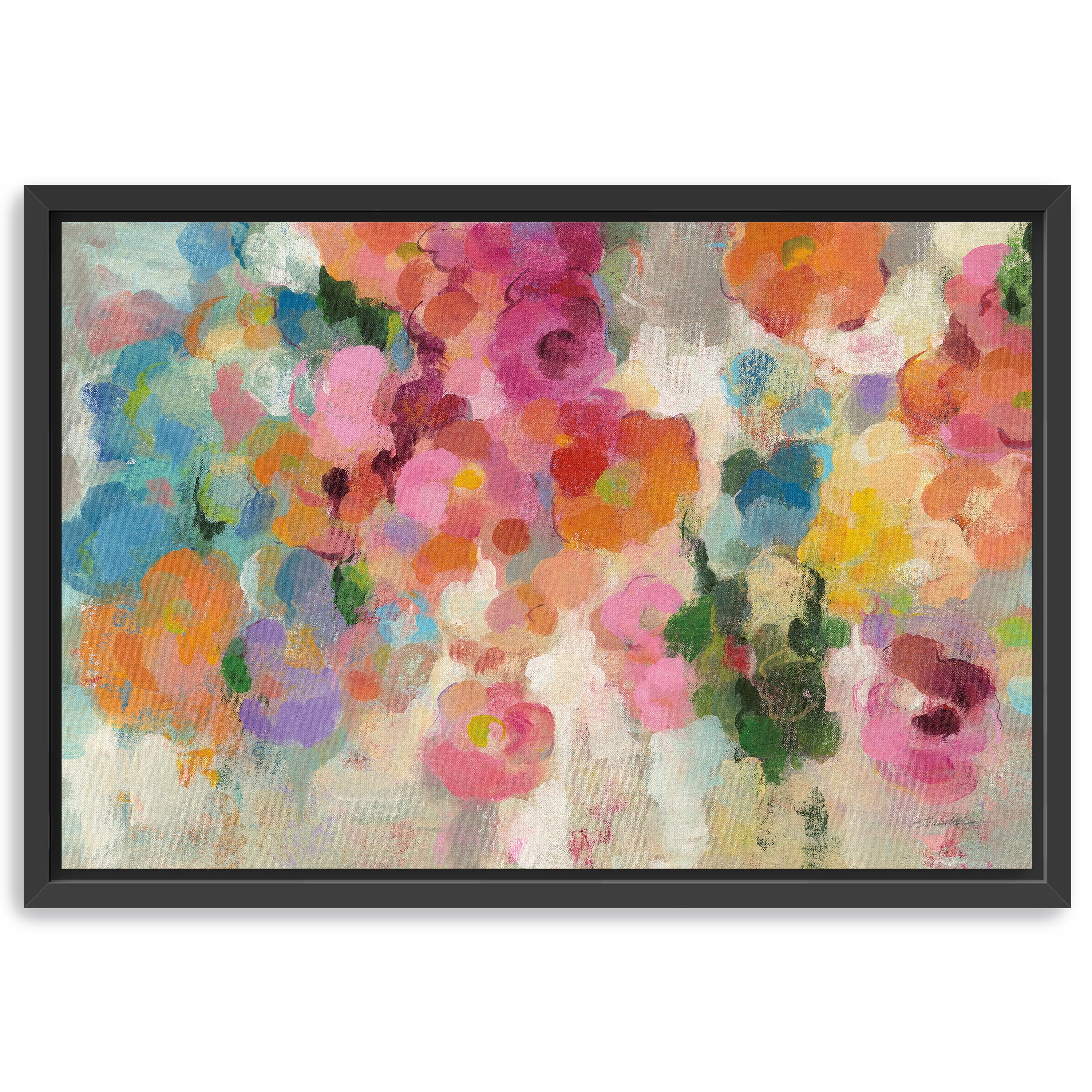 Colorful Garden I Canvas Giclee