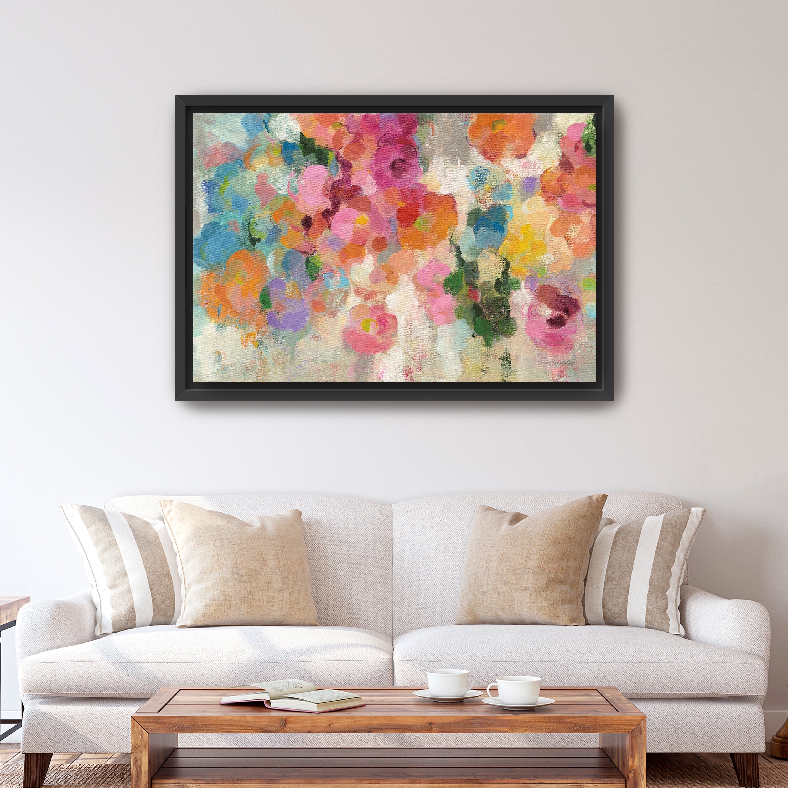 Colorful Garden I Canvas Giclee