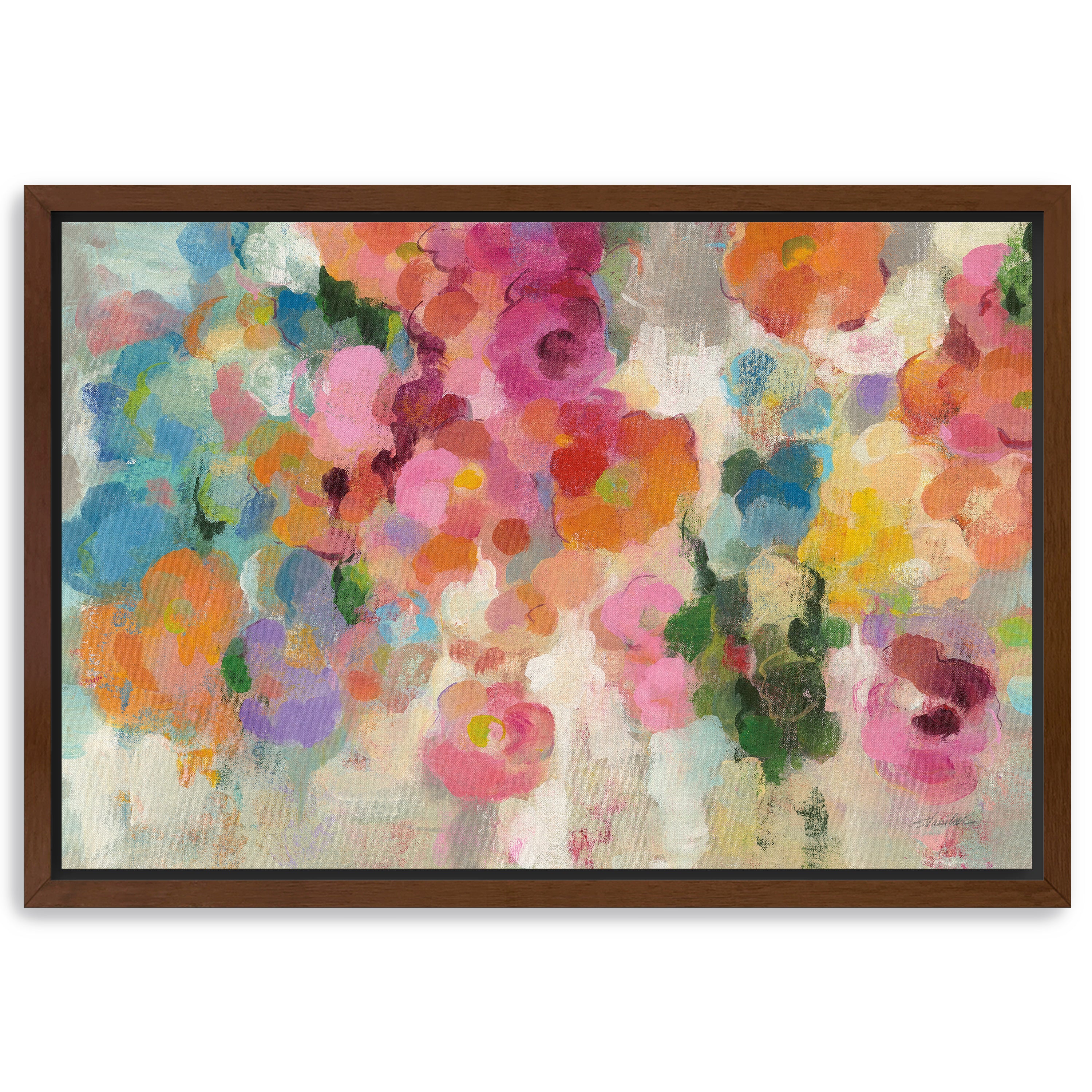 Colorful Garden I Canvas Giclee