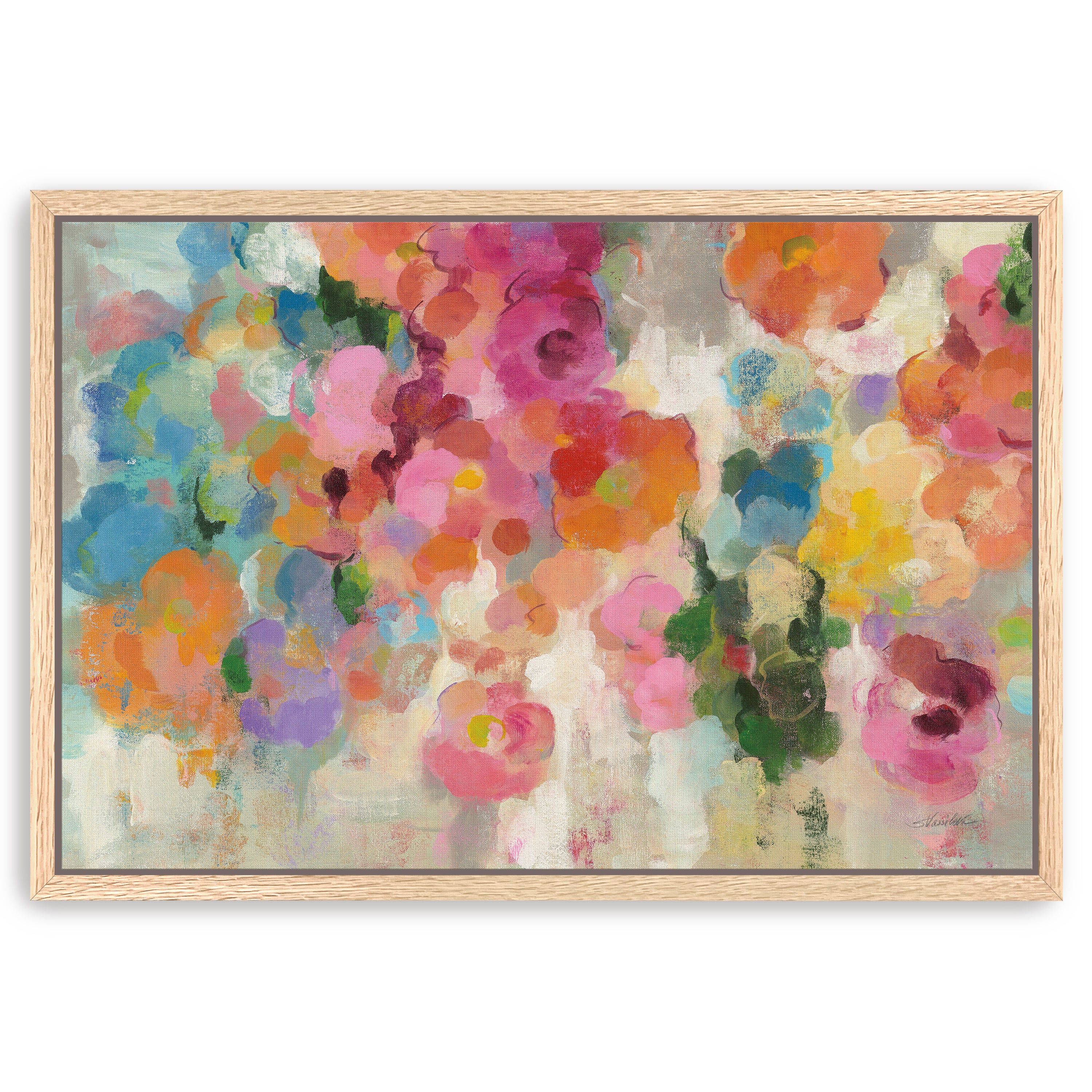 Colorful Garden I Canvas Giclee