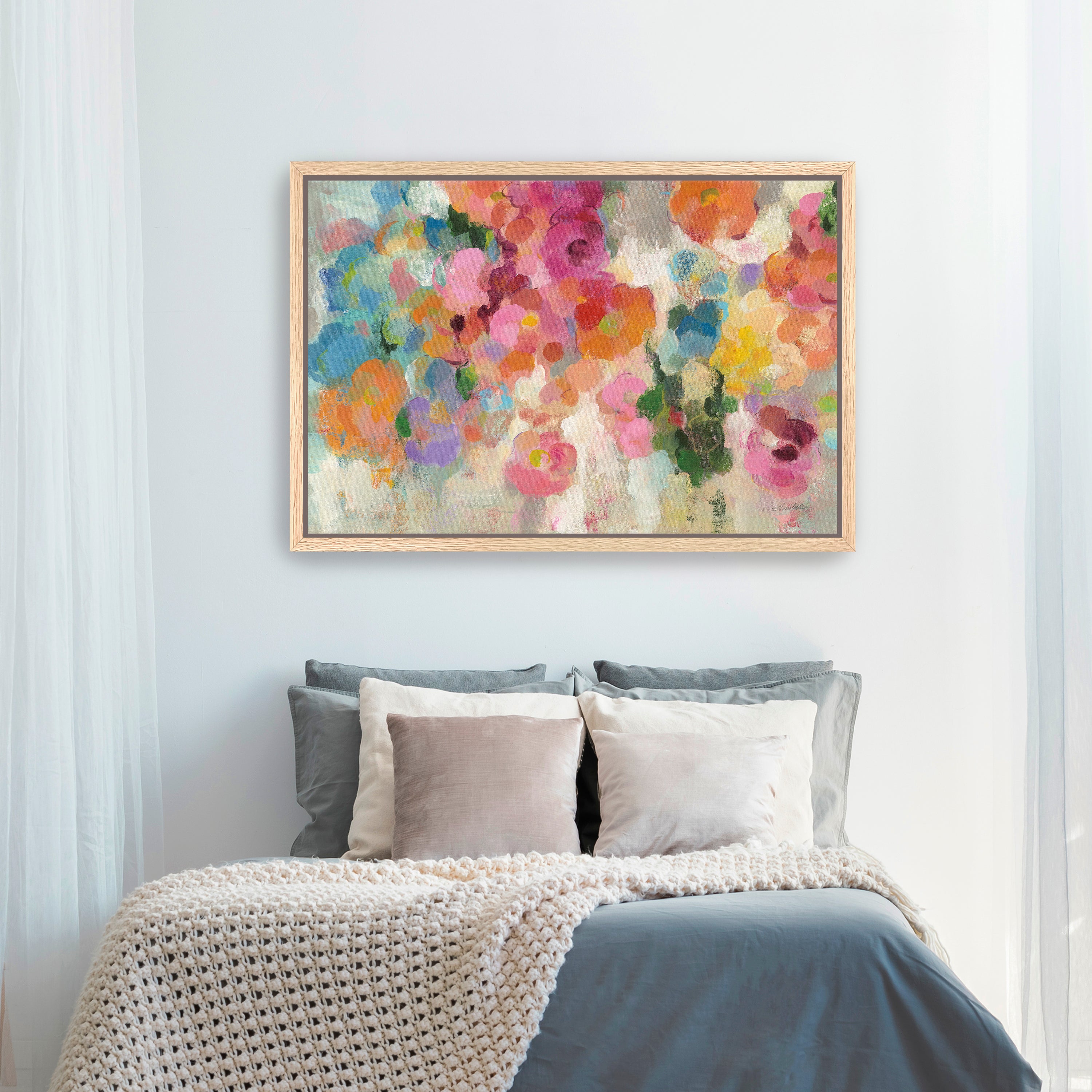 Colorful Garden I Canvas Giclee