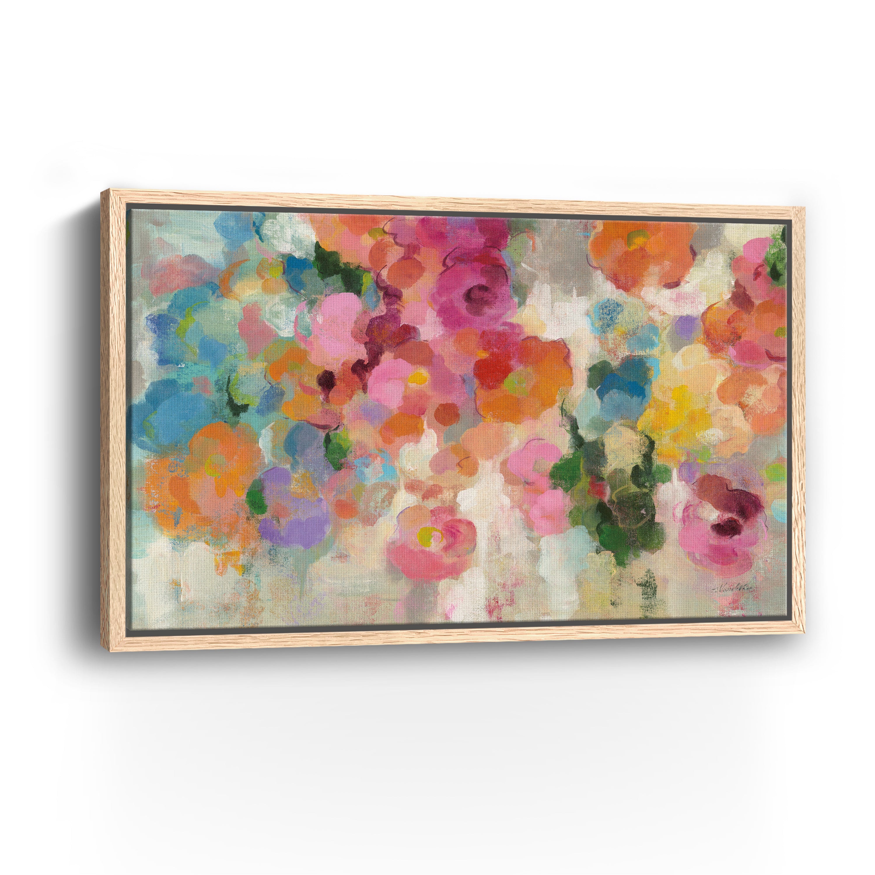 Colorful Garden I Canvas Giclee