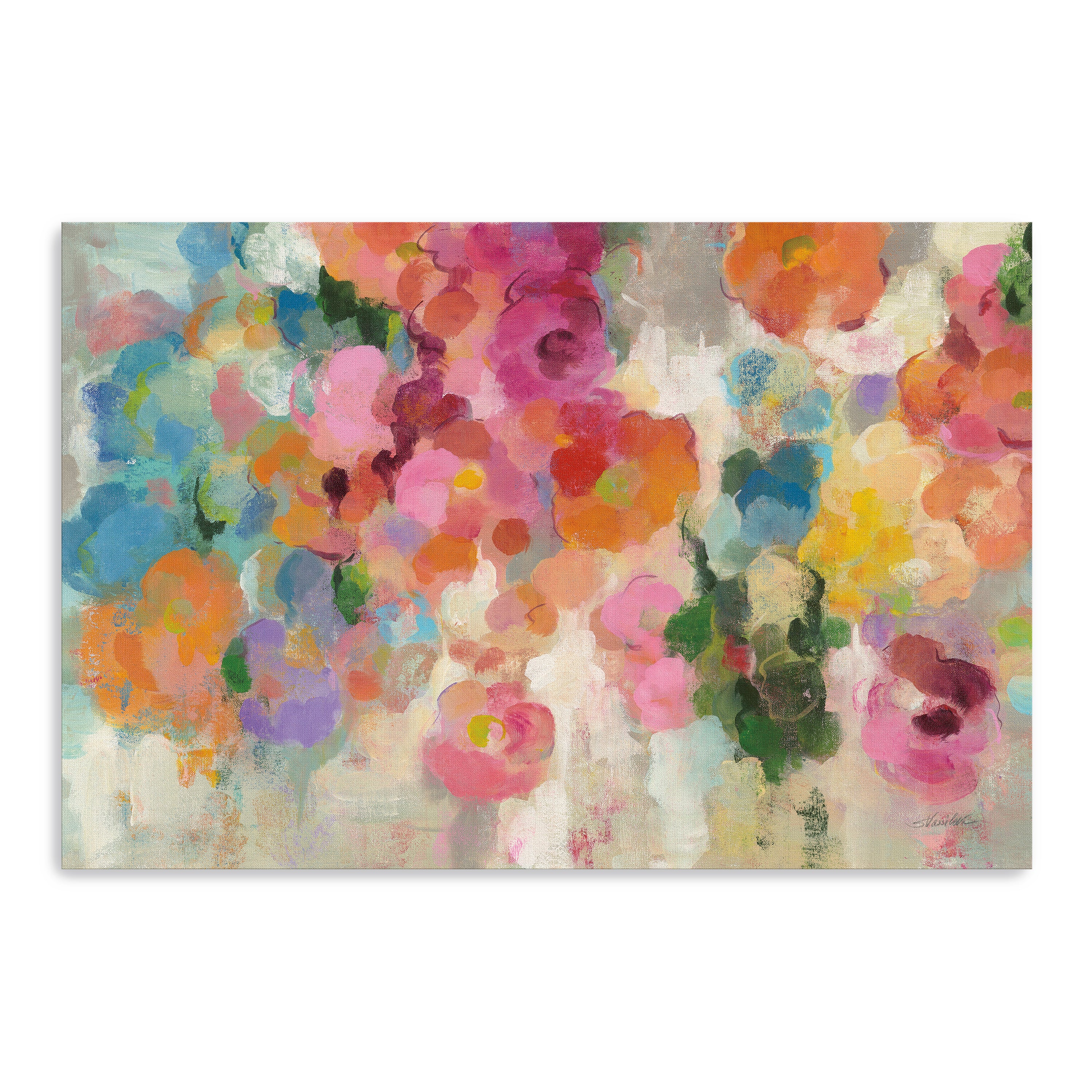Colorful Garden I Canvas Giclee