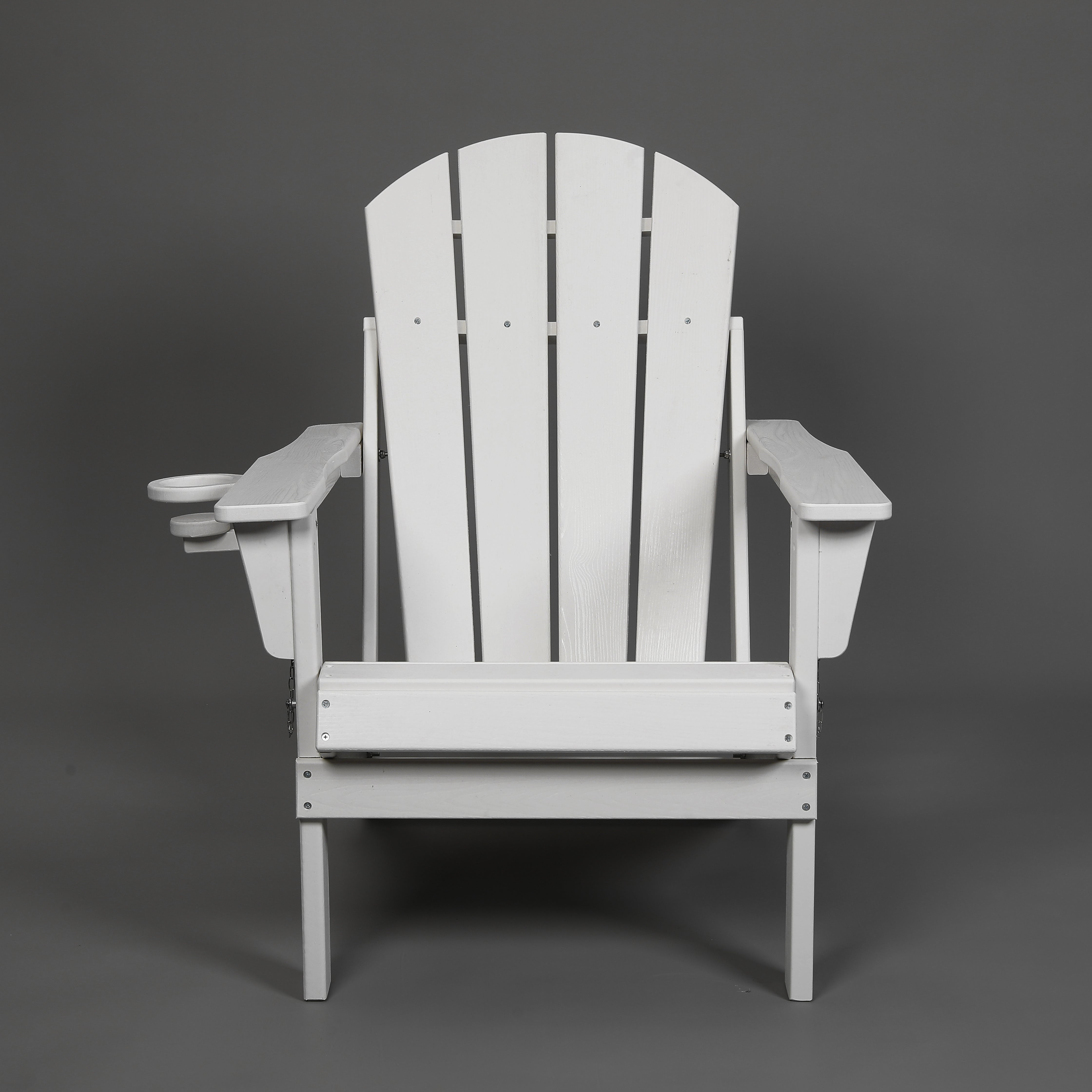 Composite Folding Adirondack Chair with Dual Cup Holder