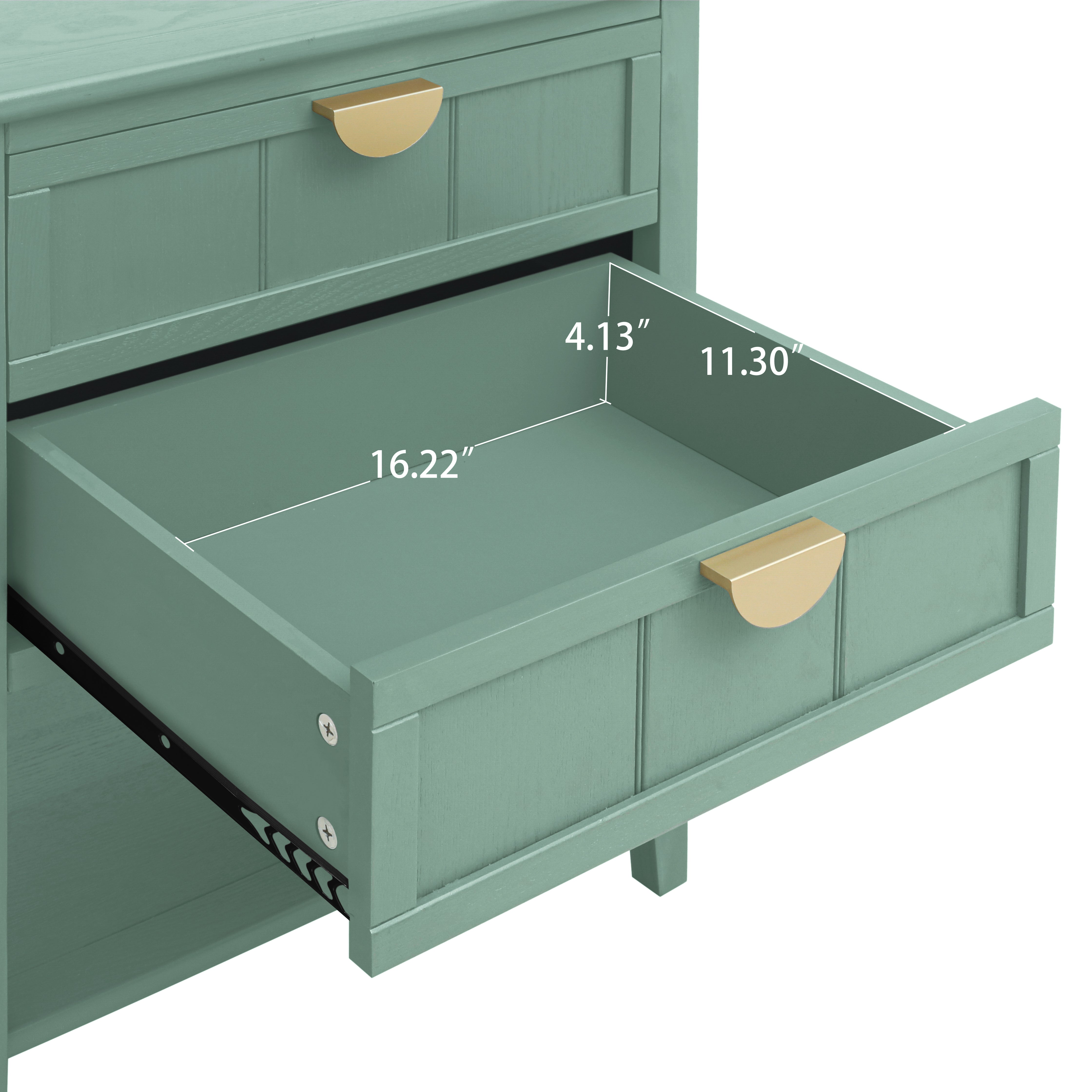 2 Drawer Side Table
