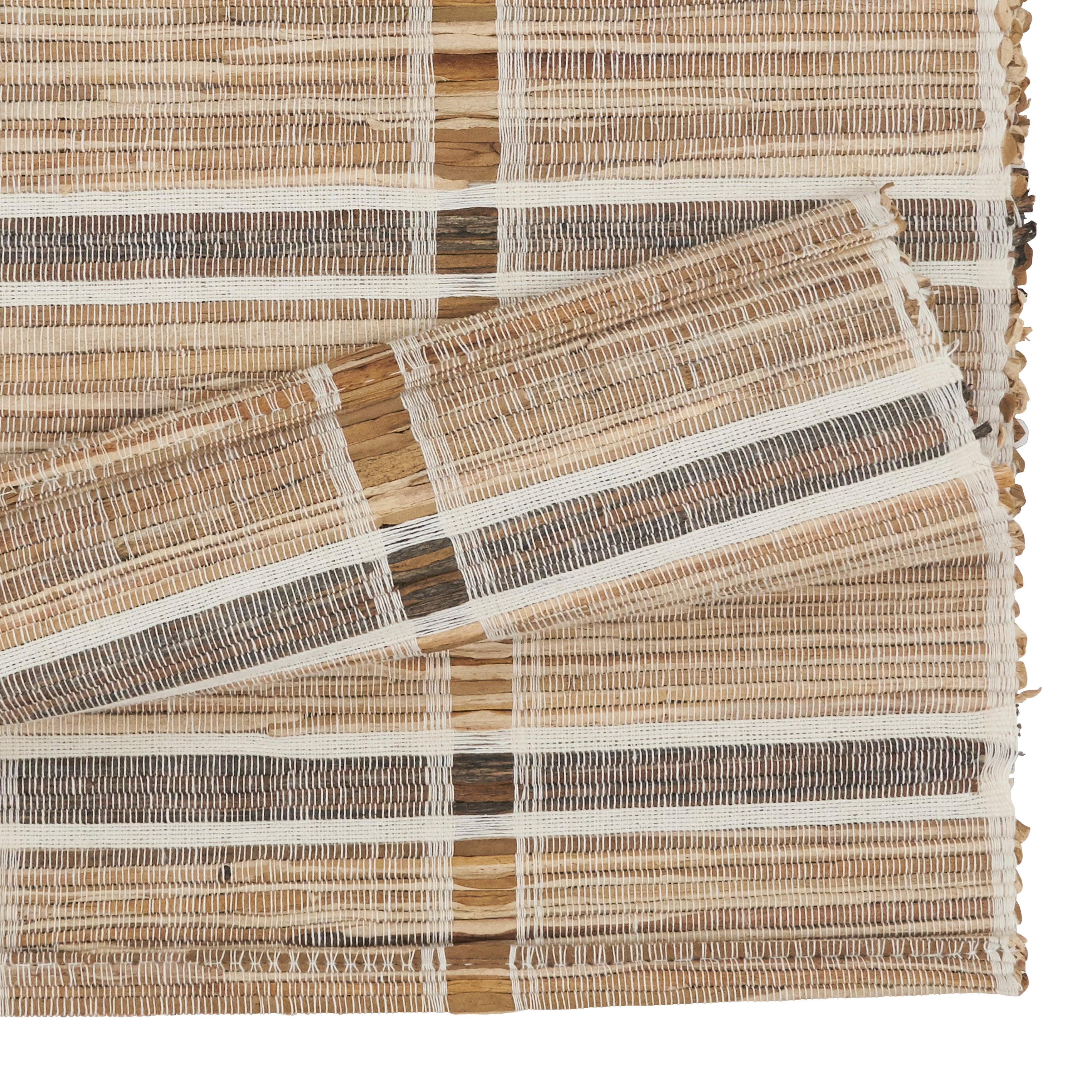 Water Hyacinth Stripe Table Runner