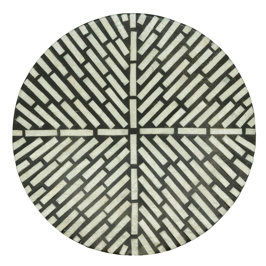Geometric Capiz Table Placemats, Set of 4