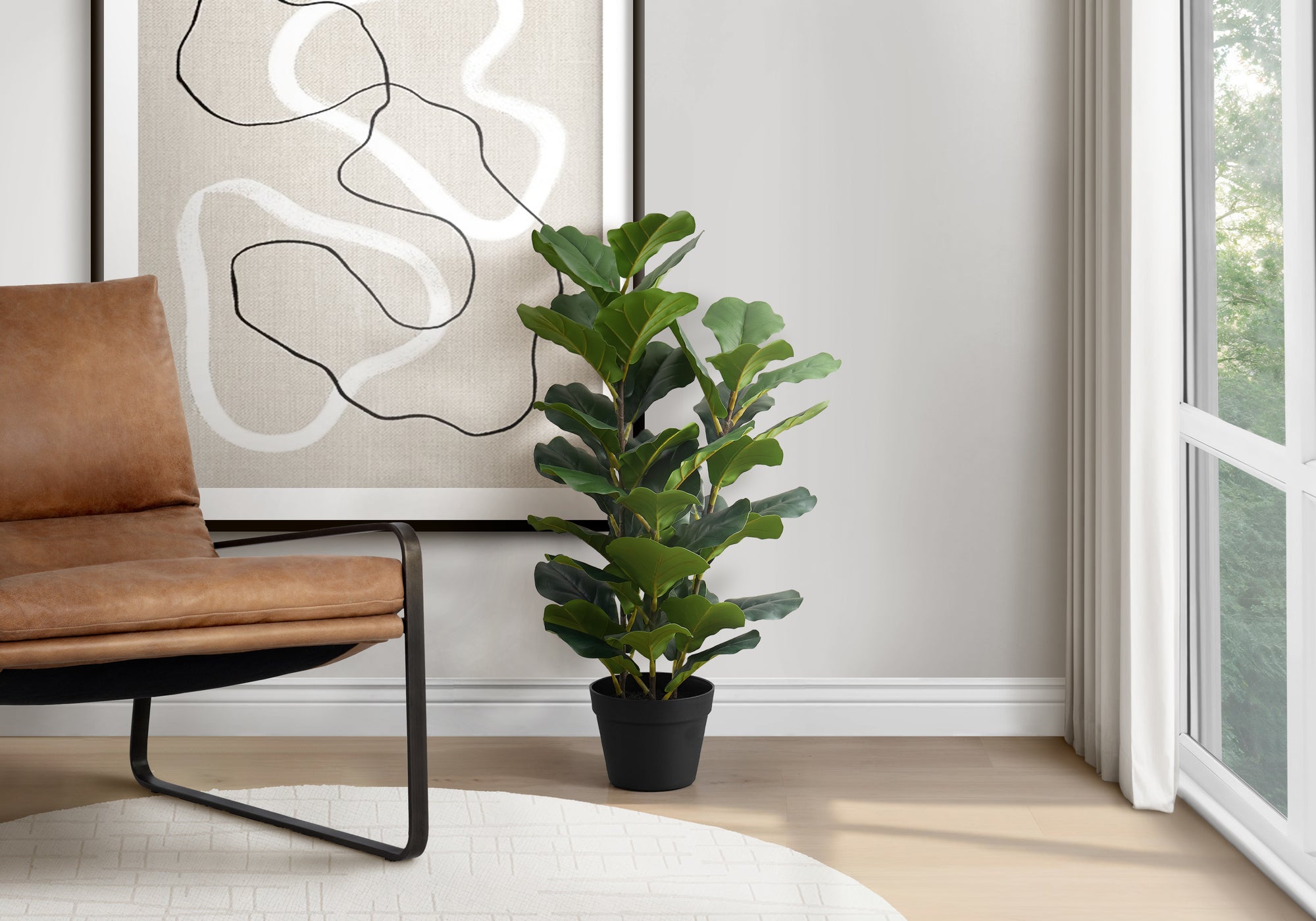 32" Faux Fiddle Leaf Fig Tree