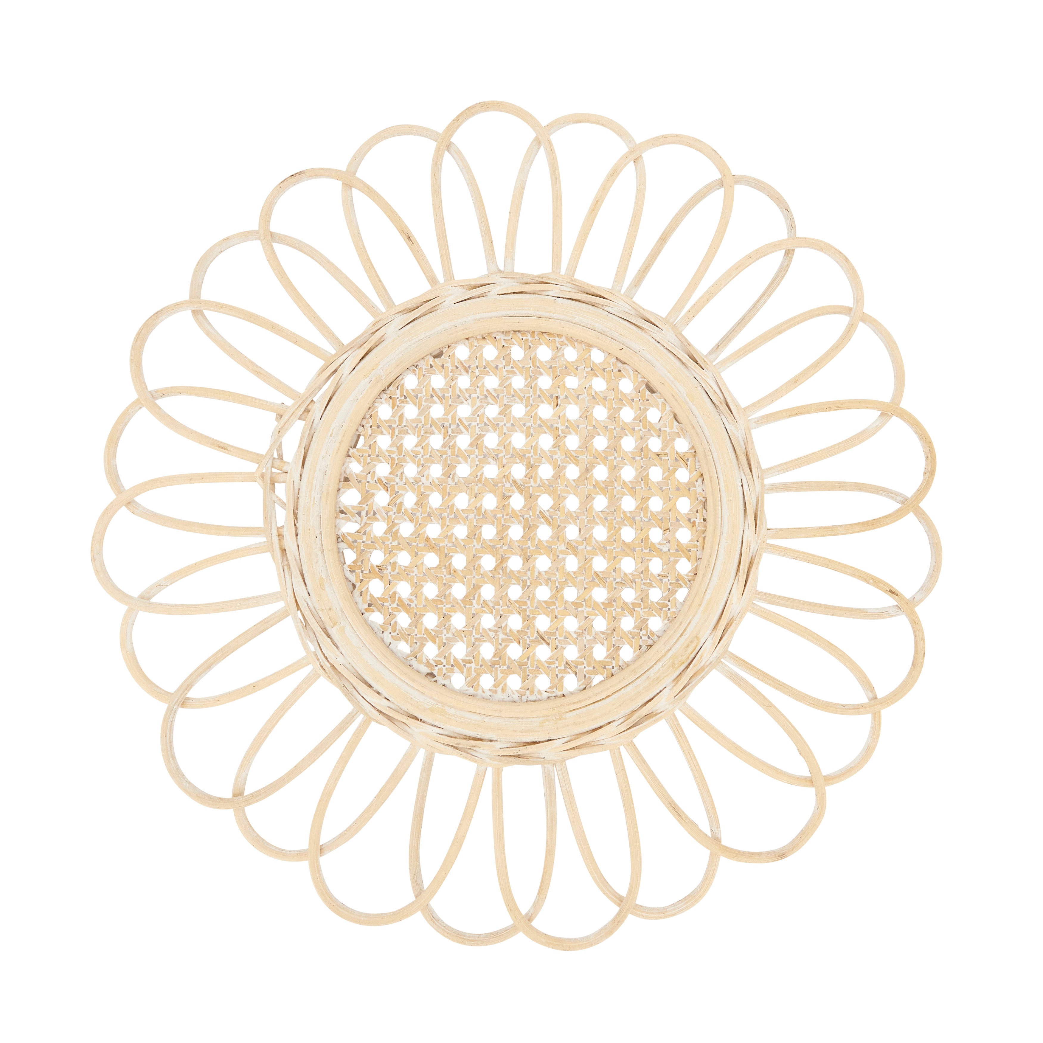 Spiral Loops Rattan Placemat, Set of 4