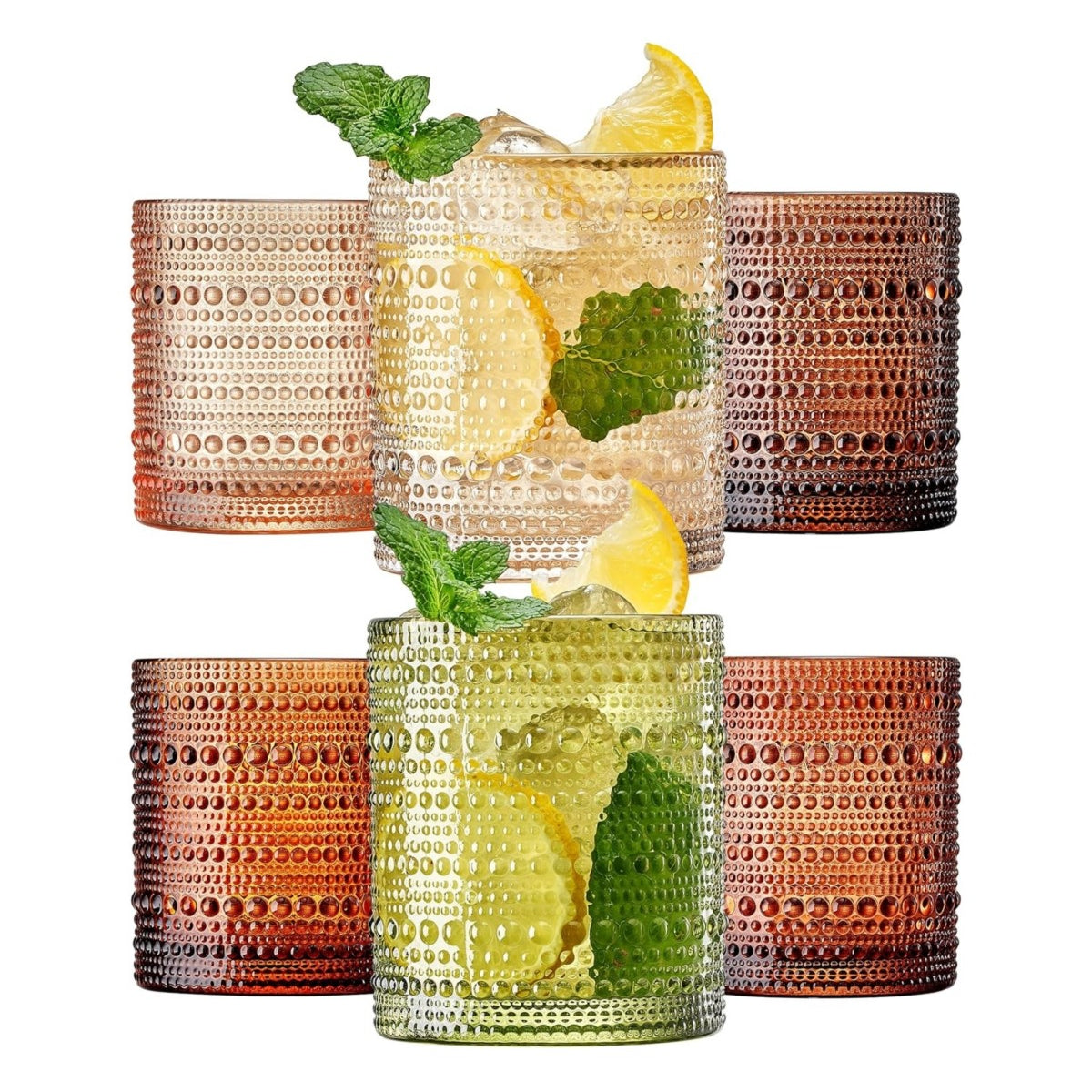 Pier 1 Hobnail Acrylic Glasses - Thumbnail 2