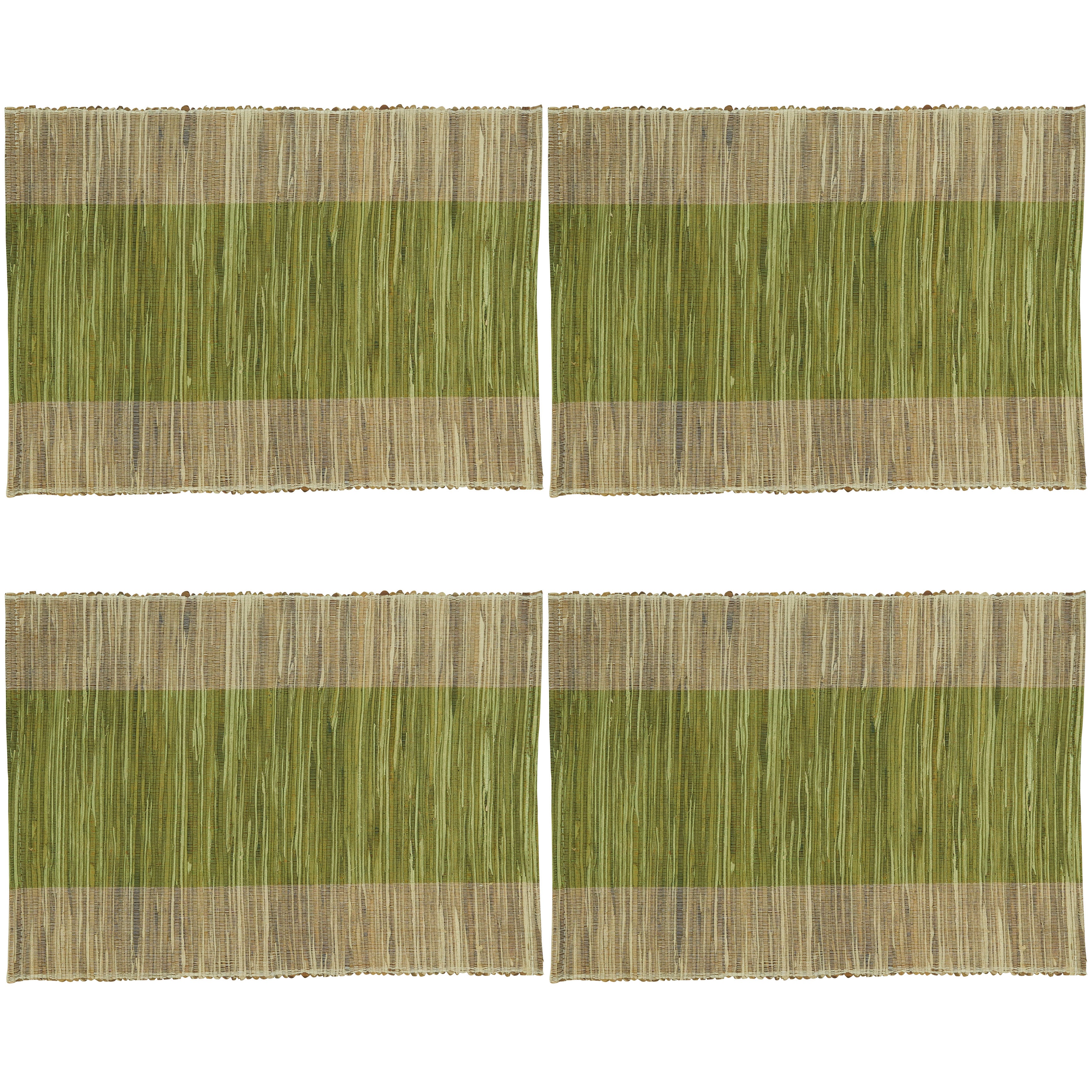 Shimmering Banded Table Placemat, Set of 4