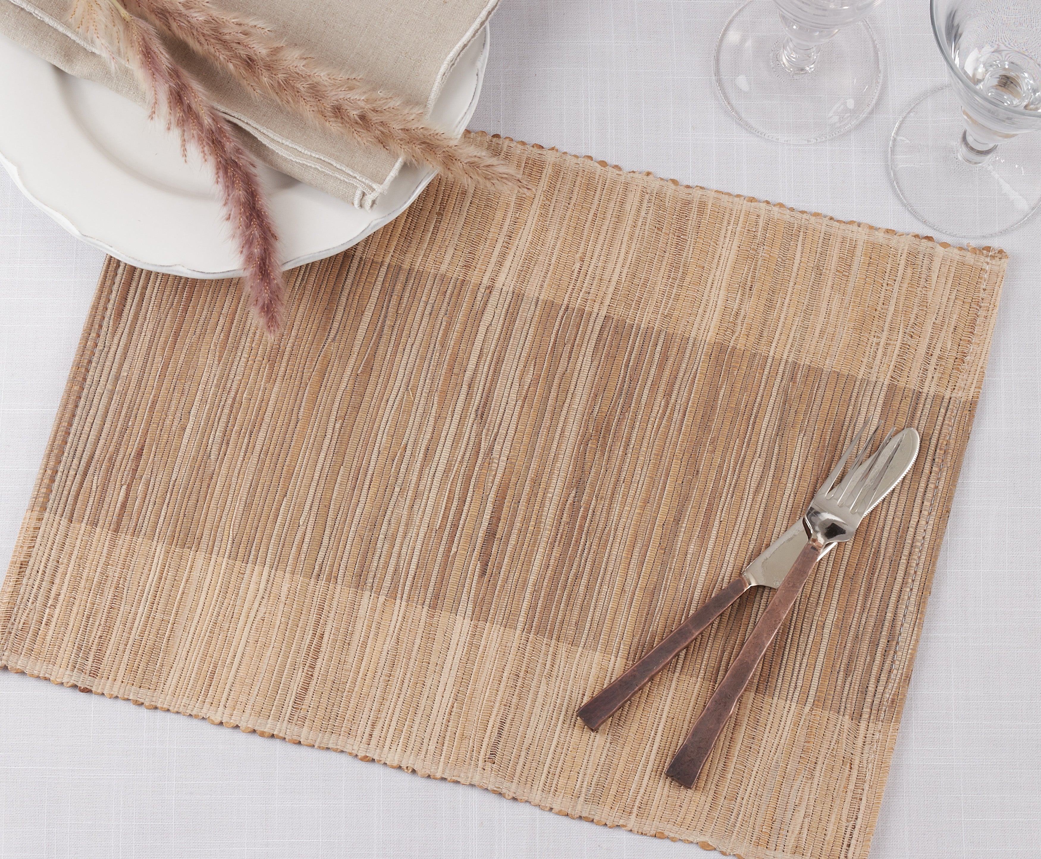 Shimmering Banded Table Placemat, Set of 4
