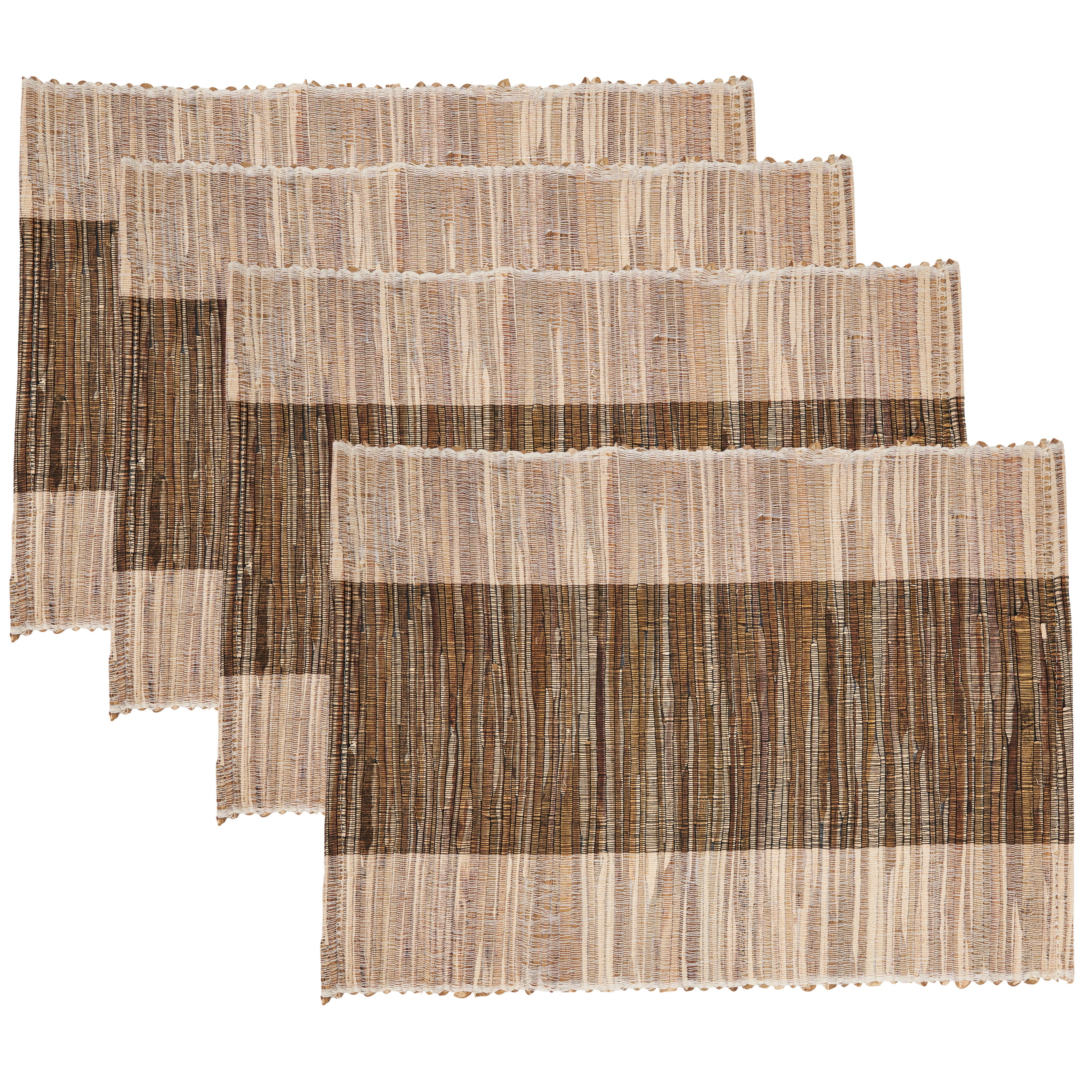 Shimmering Banded Table Placemat, Set of 4