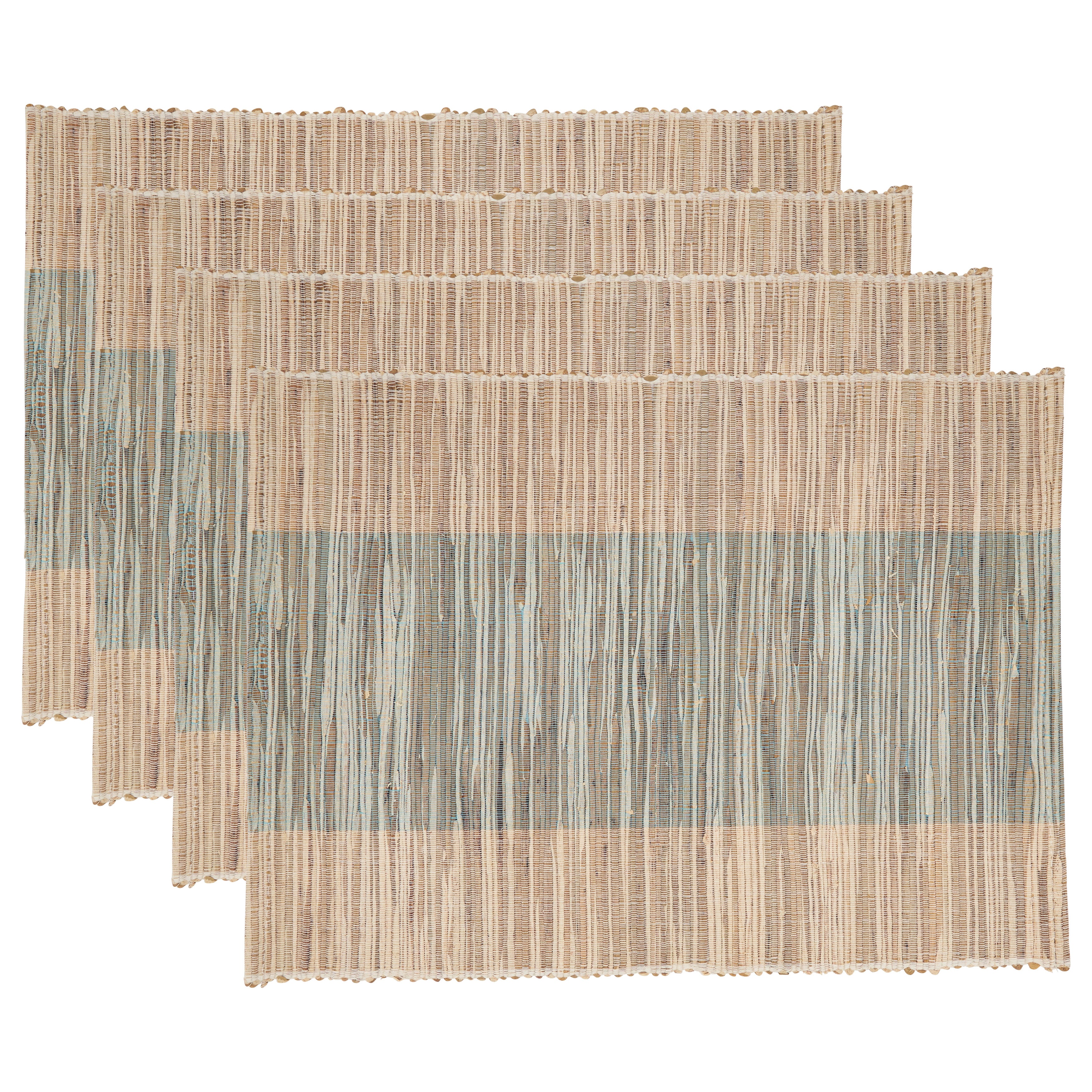 Shimmering Banded Table Placemat, Set of 4