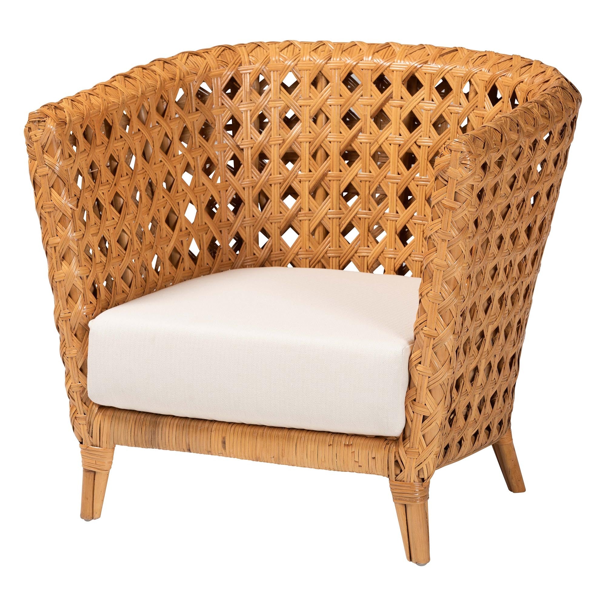 Daiwa Light Honey Rattan Accent Chair