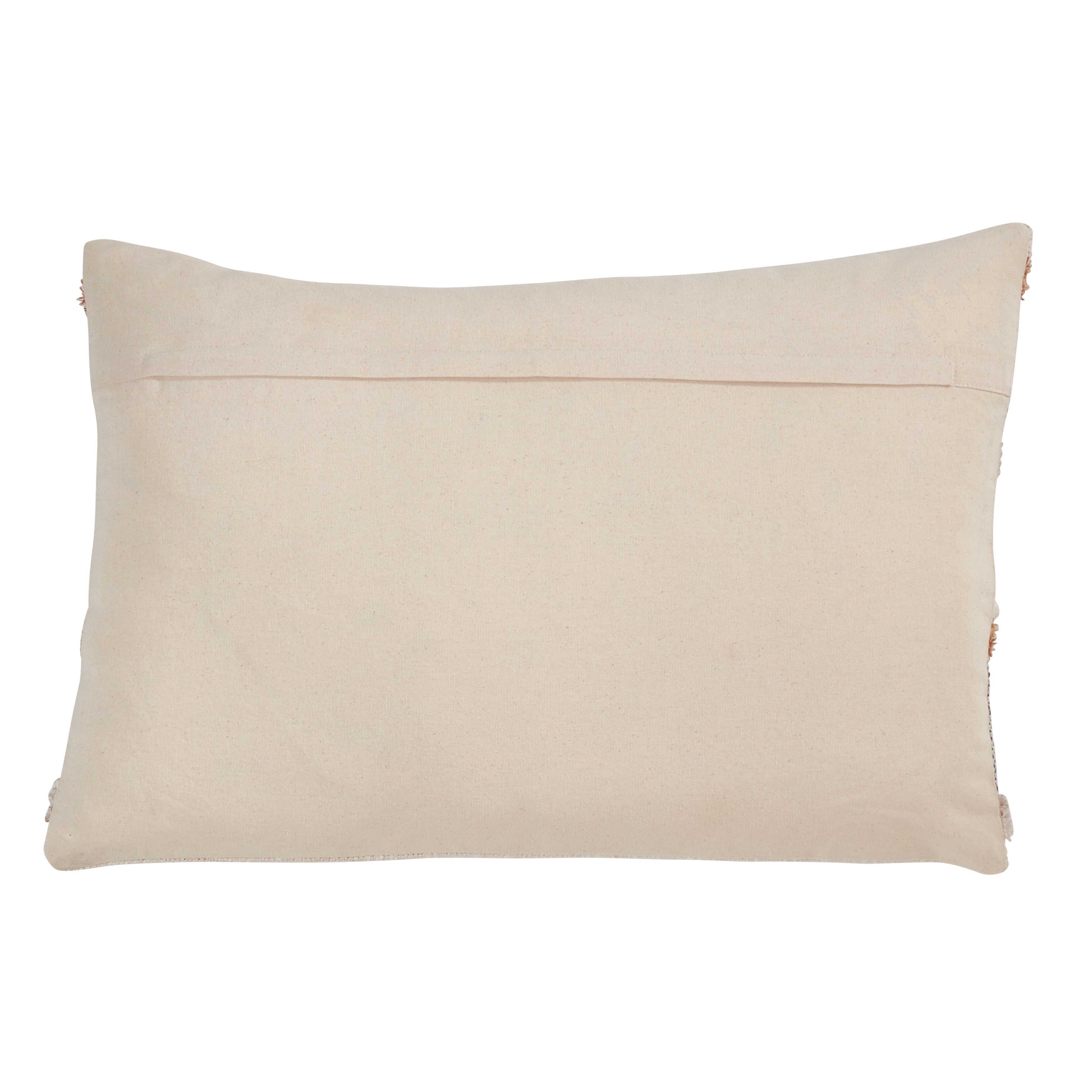 Horizontal Striped Design Poly Filled Throw Pillow