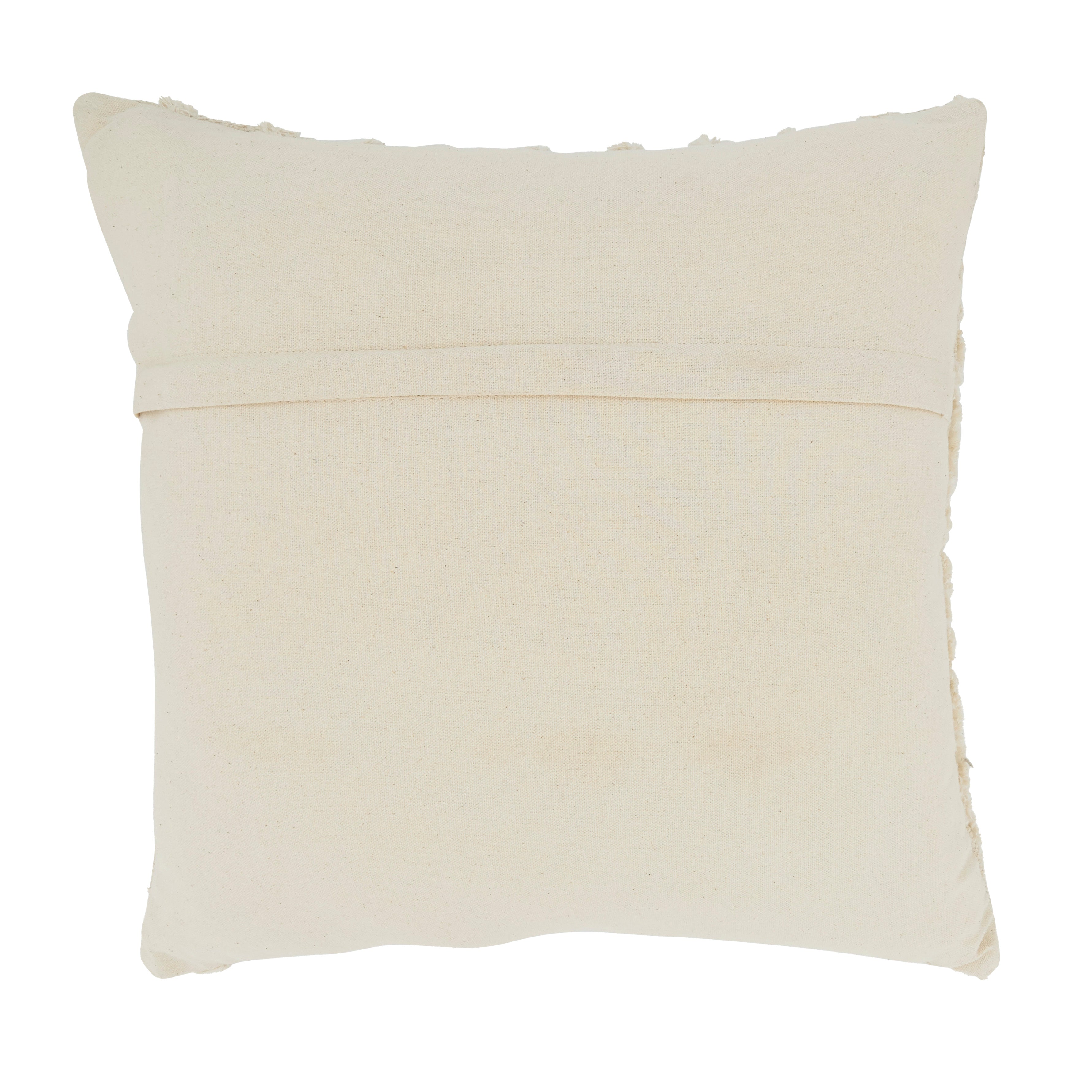 Artisanal Tassel and Tufted Poly Filled Throw Pillow