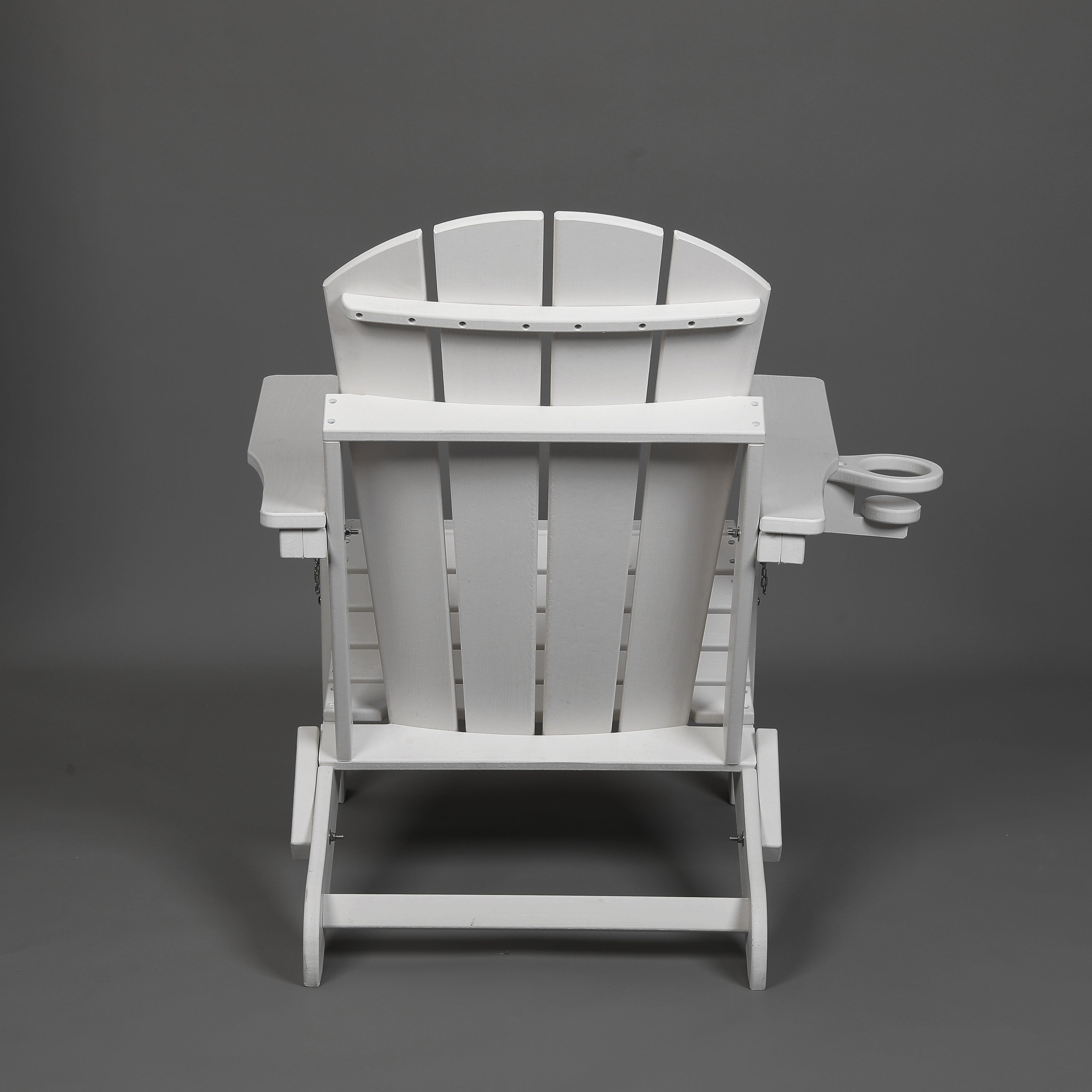 Composite Folding Adirondack Chair with Dual Cup Holder
