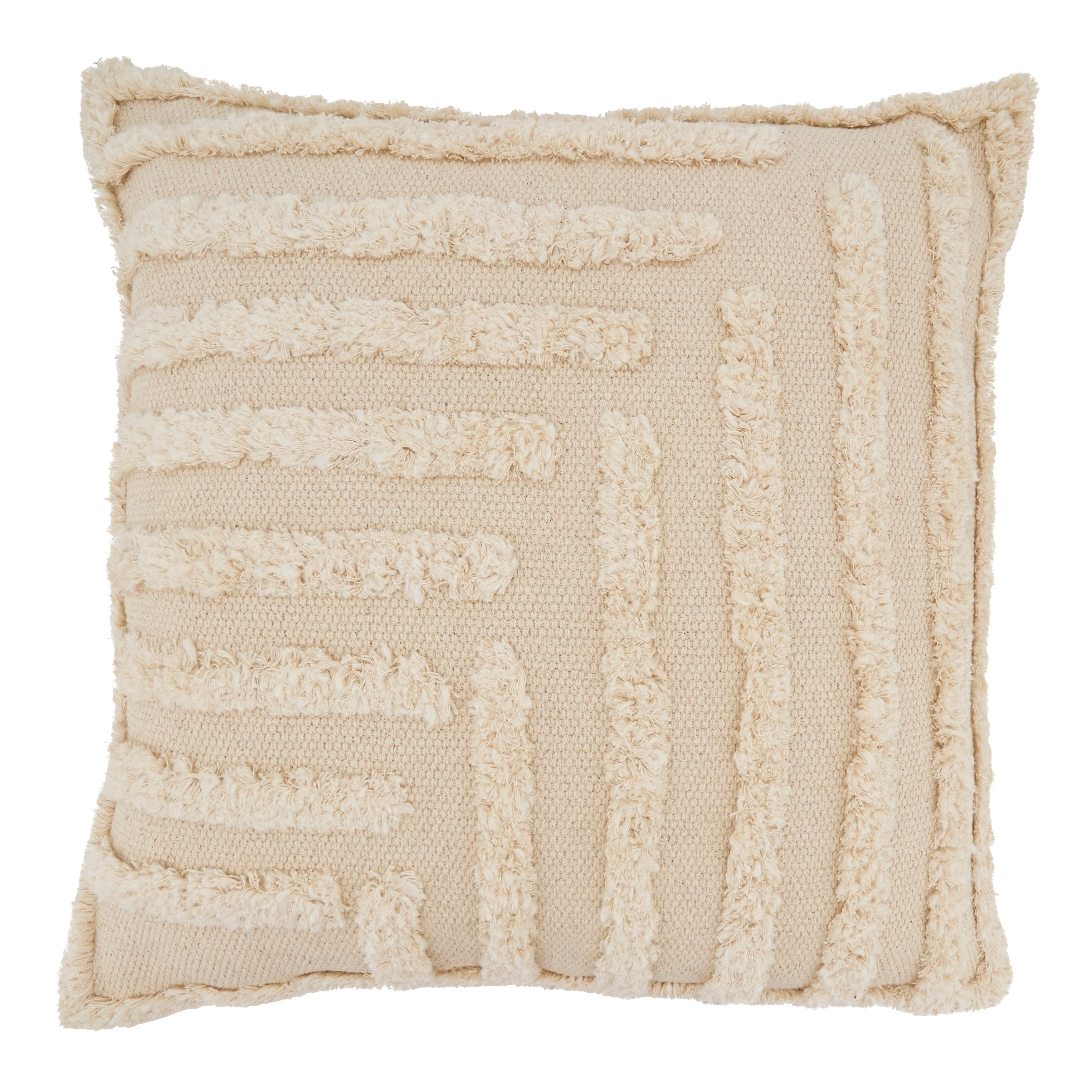 Sumptuous Tufted Elegance Poly Filled Throw Pillow
