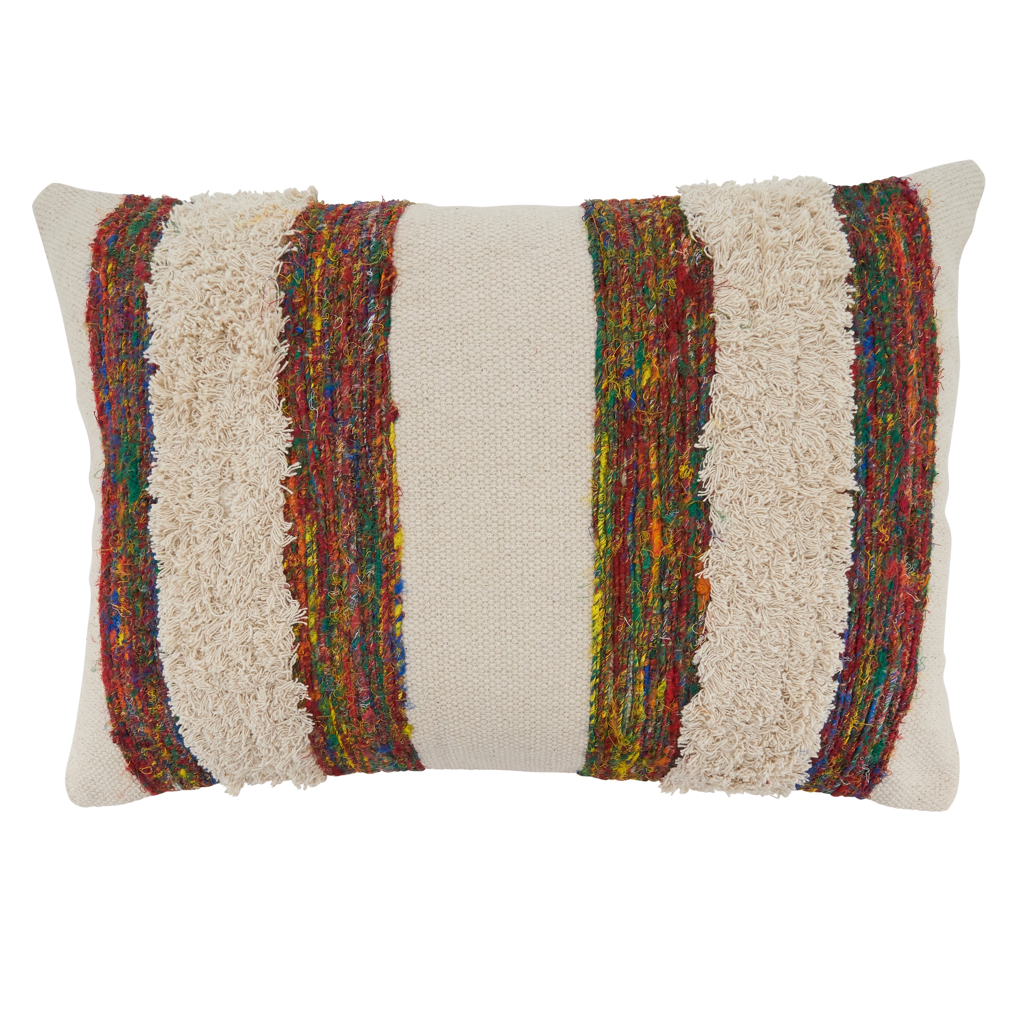 Boho Stripe Throw Pillow