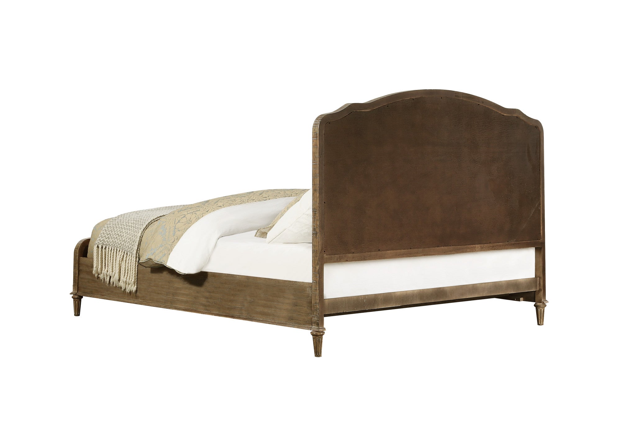 Brown Upholstered Bed