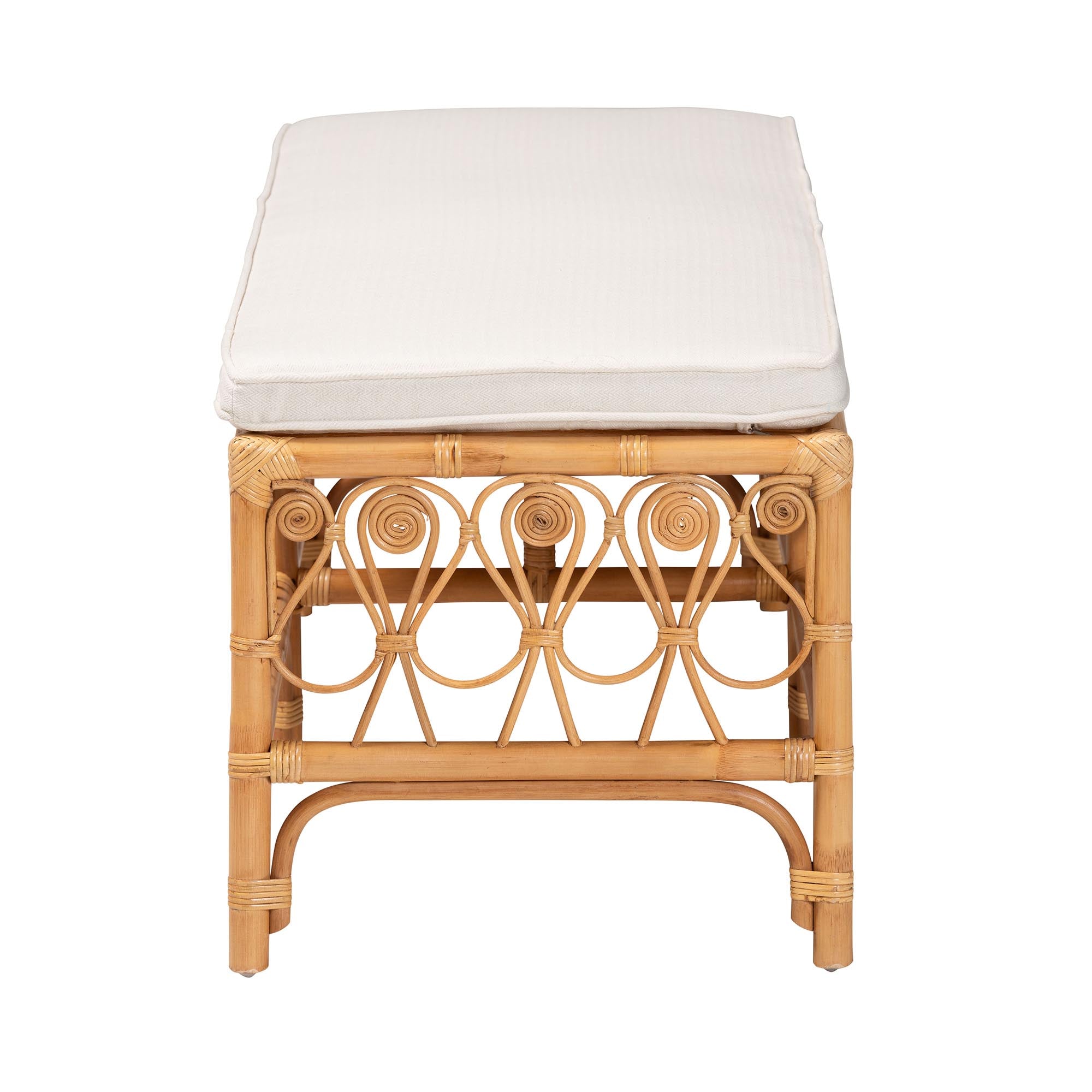Rayhan Rattan Bench