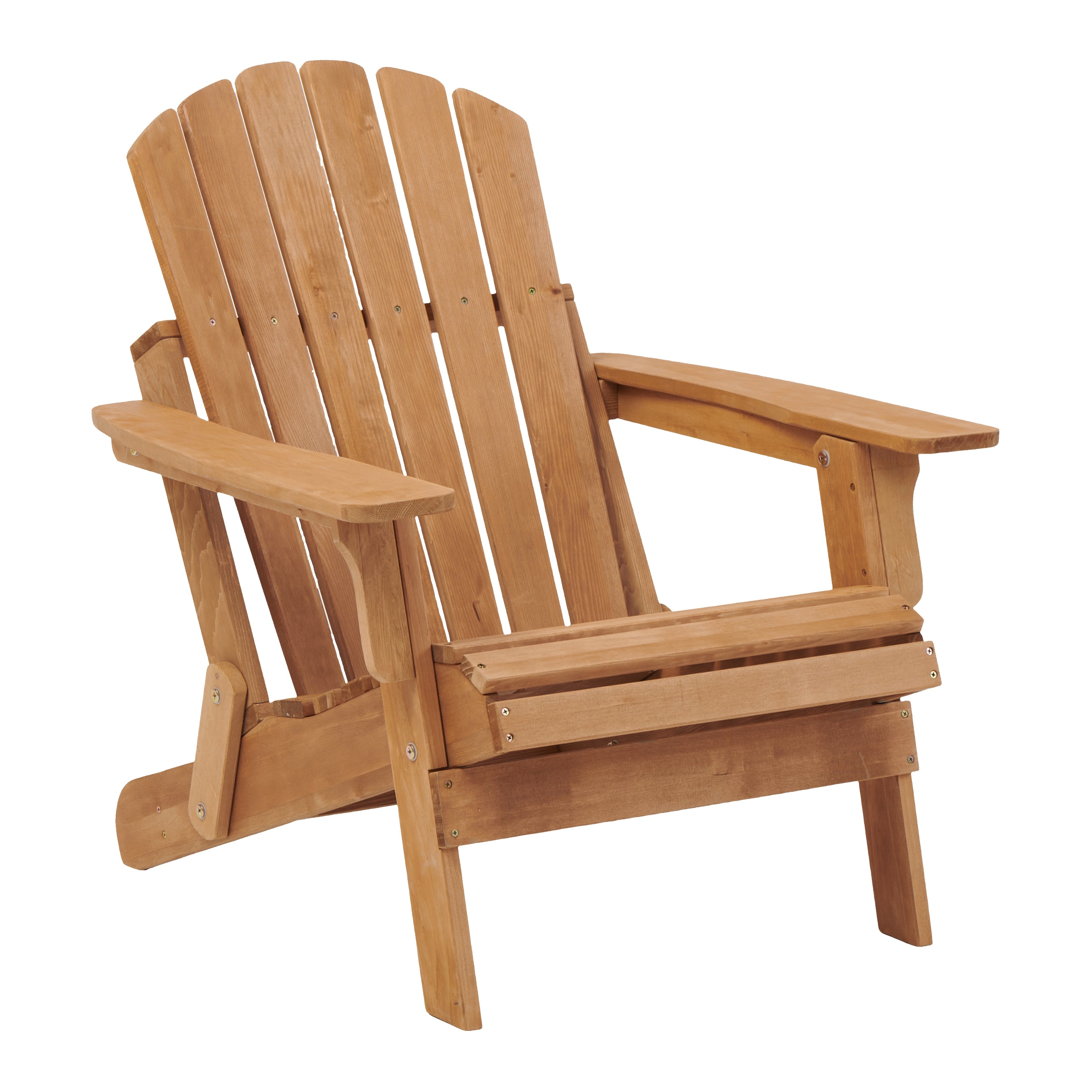 Oversized Wooden Outdoor Folding Adirondack Chair