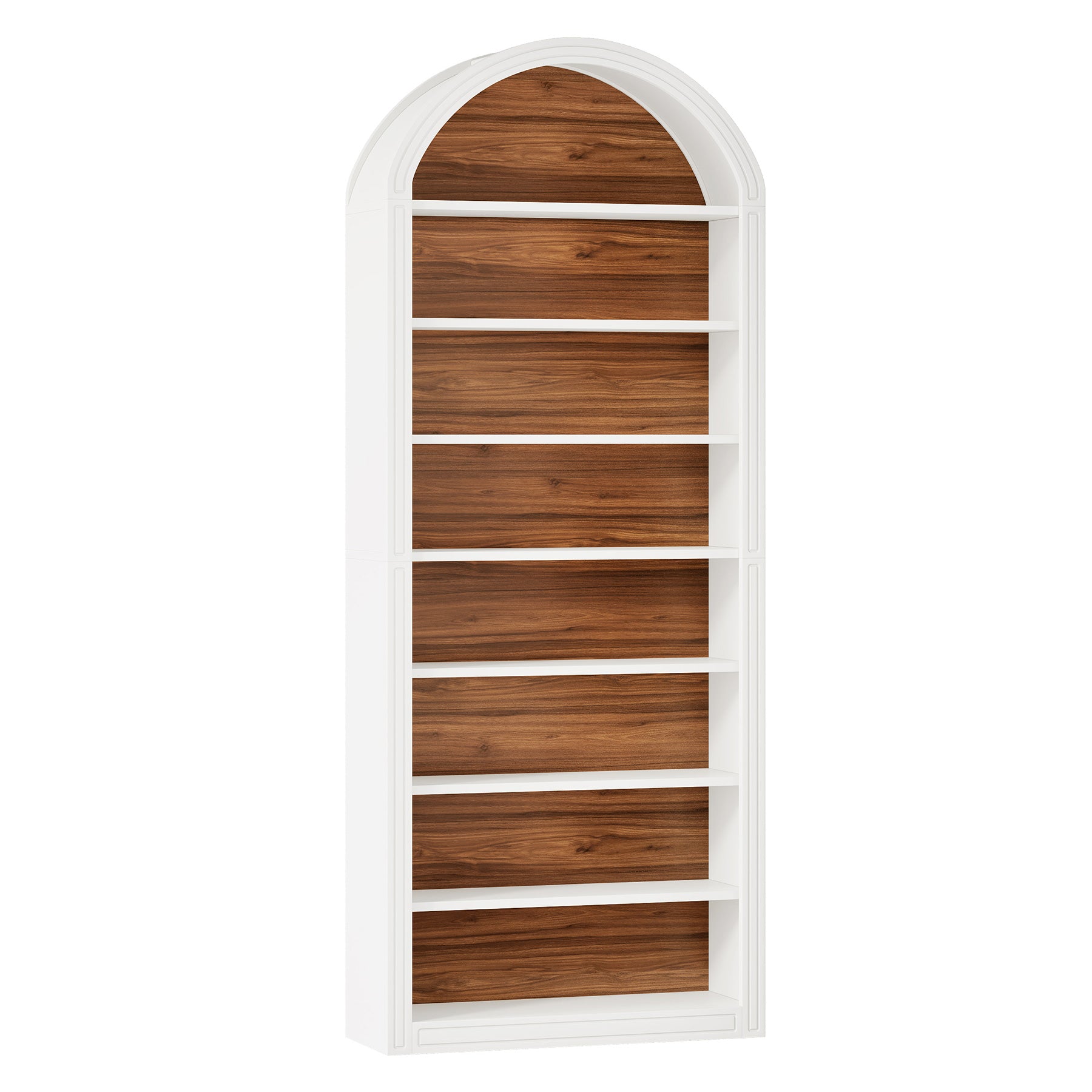 2-Tone Arched Open Display Shelving Unit