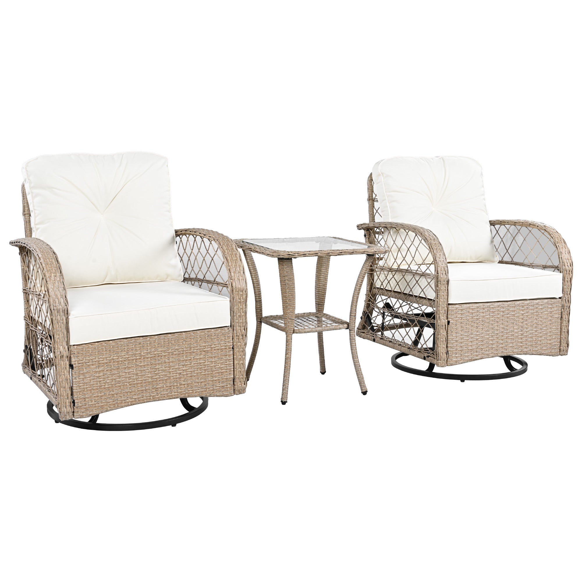 3-Piece Outdoor Chat Set