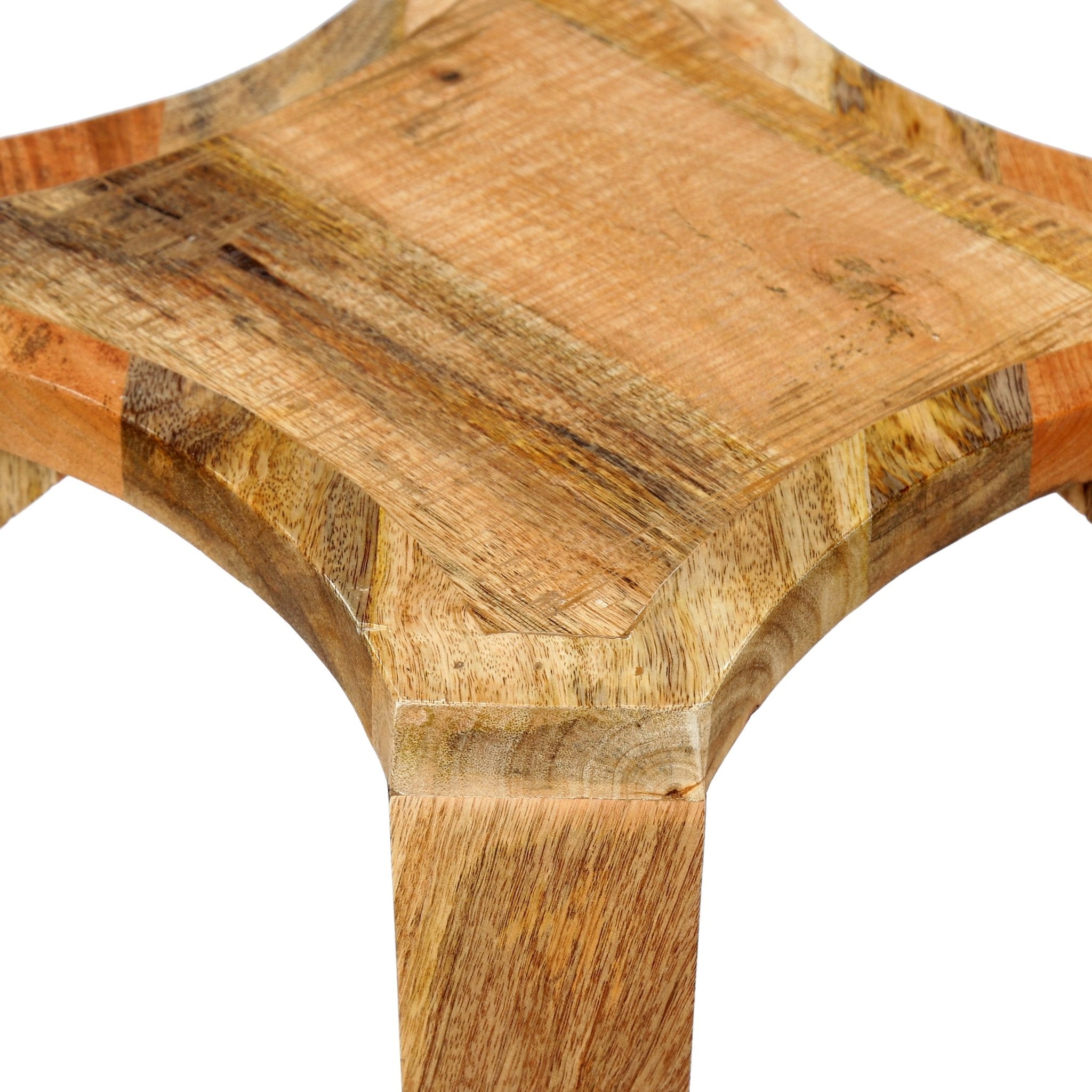 24" Wood Side Table with Open Shelf - Side Tables