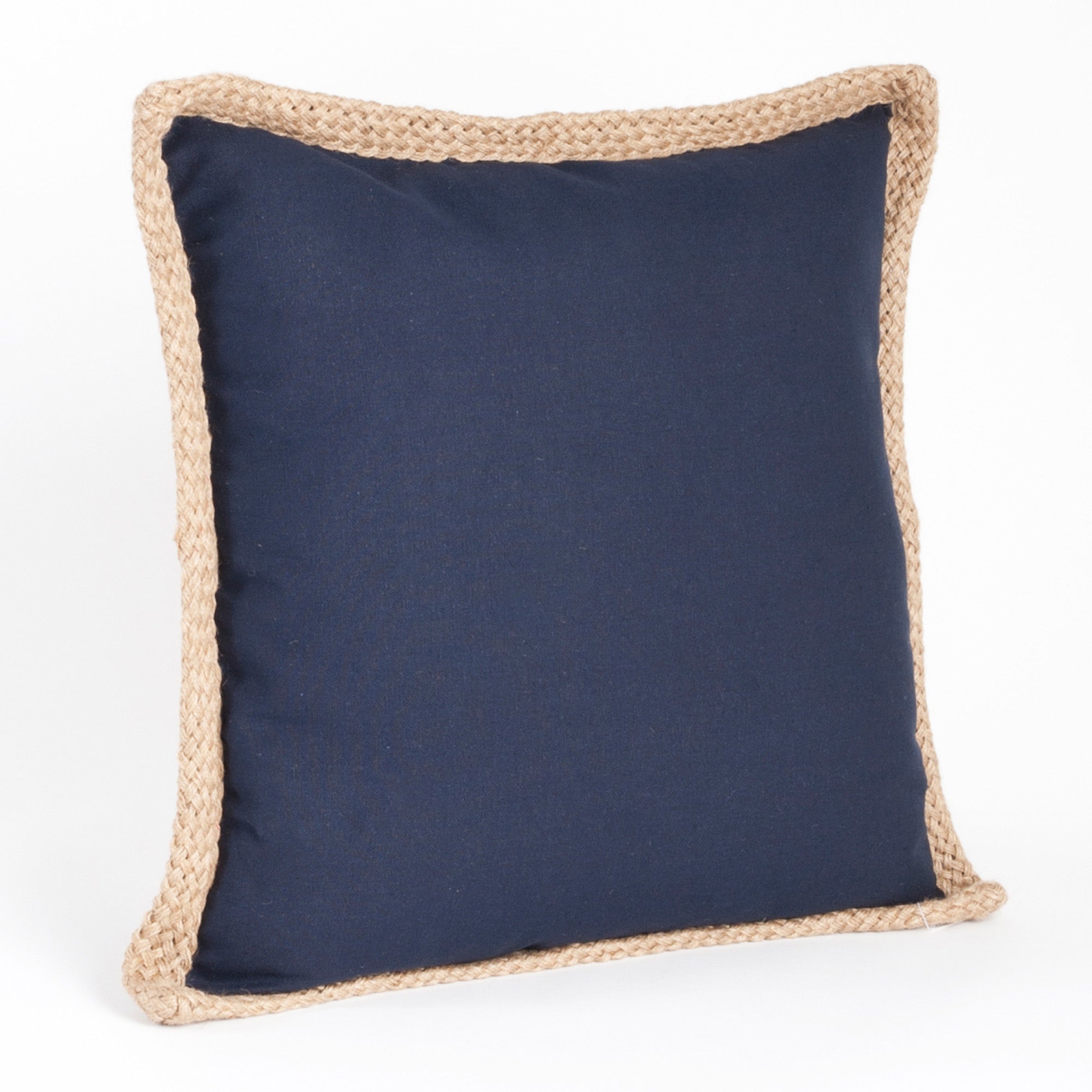 Jute-Braided Down Filled Throw Pillow