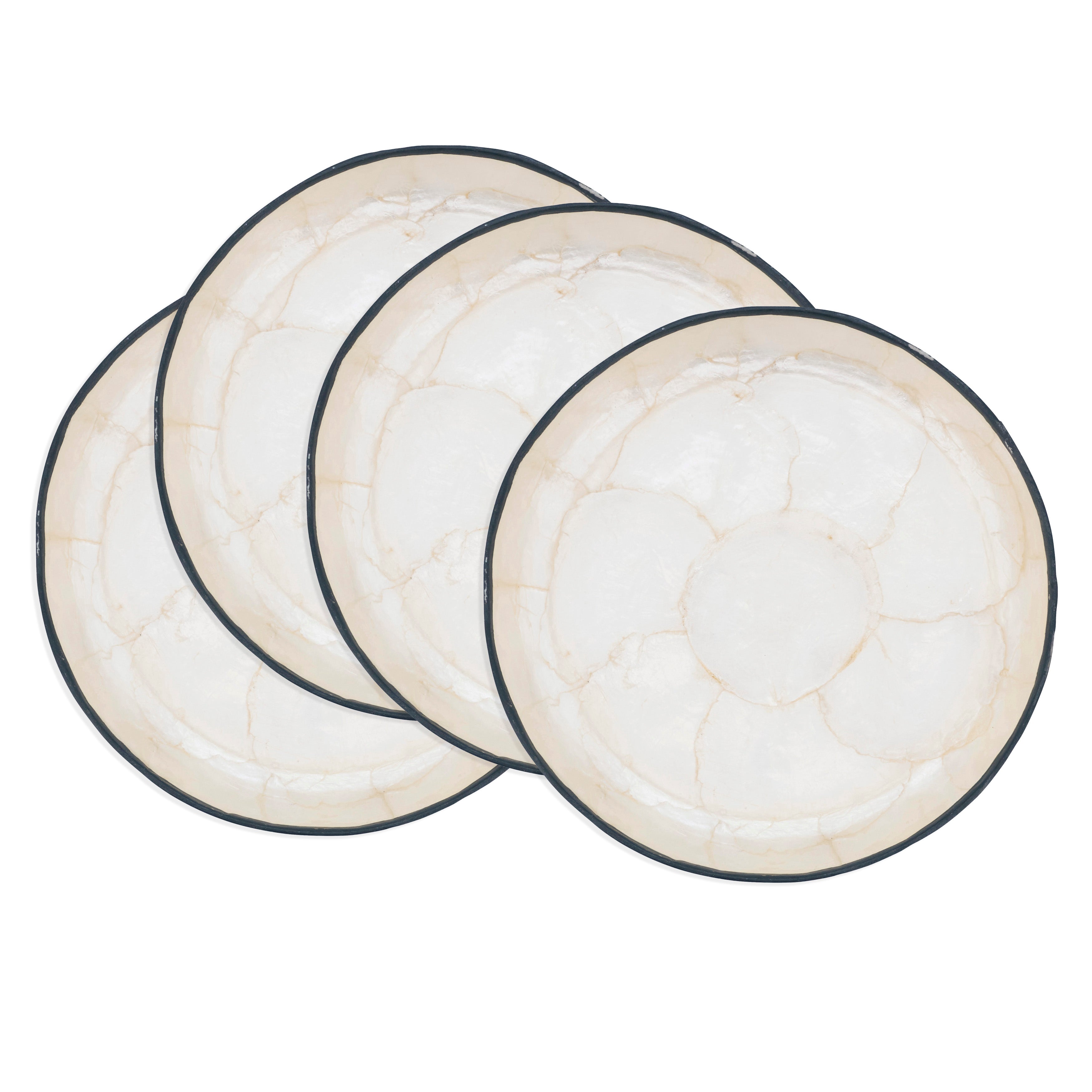 Handcrafted Capiz Shell Bowl, Set of 4