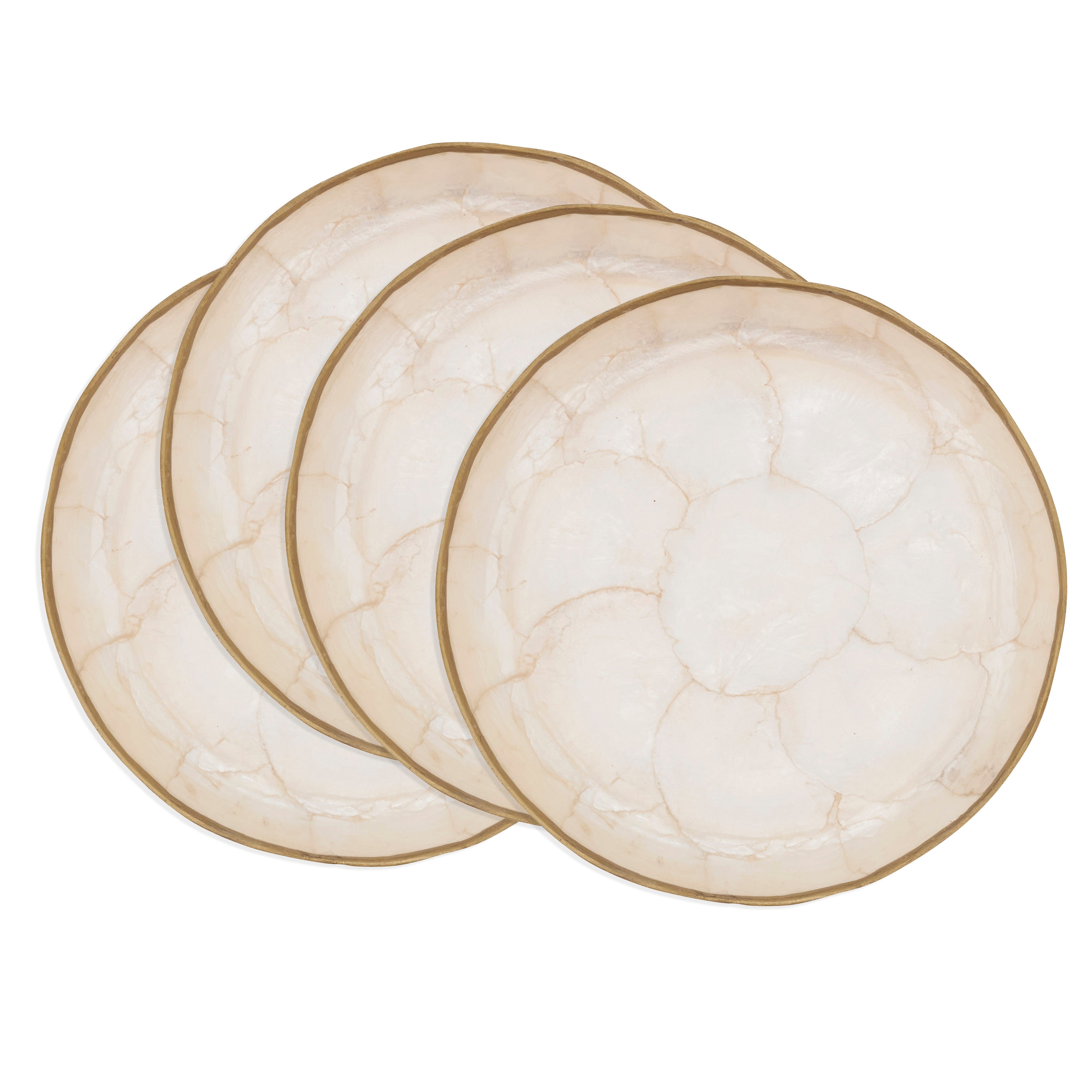 Handcrafted Capiz Shell Bowl, Set of 4