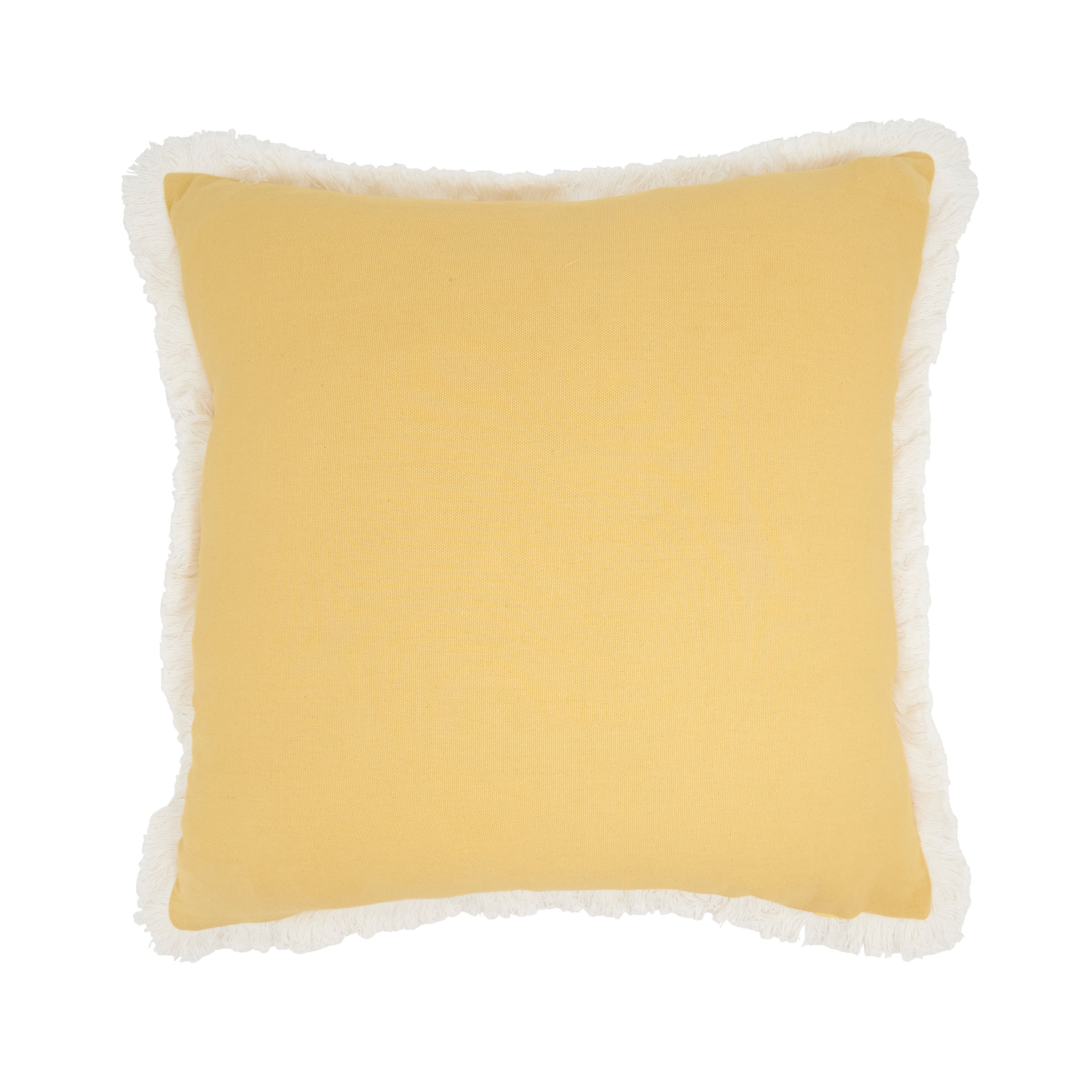 Elegant Embroidered Floral Pillow