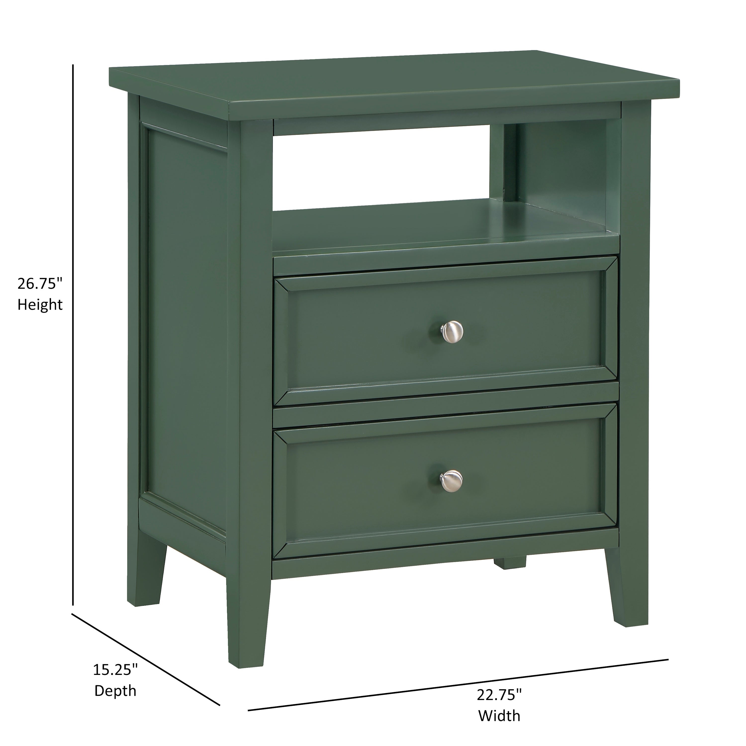 Weston 2-Drawer Nightstand