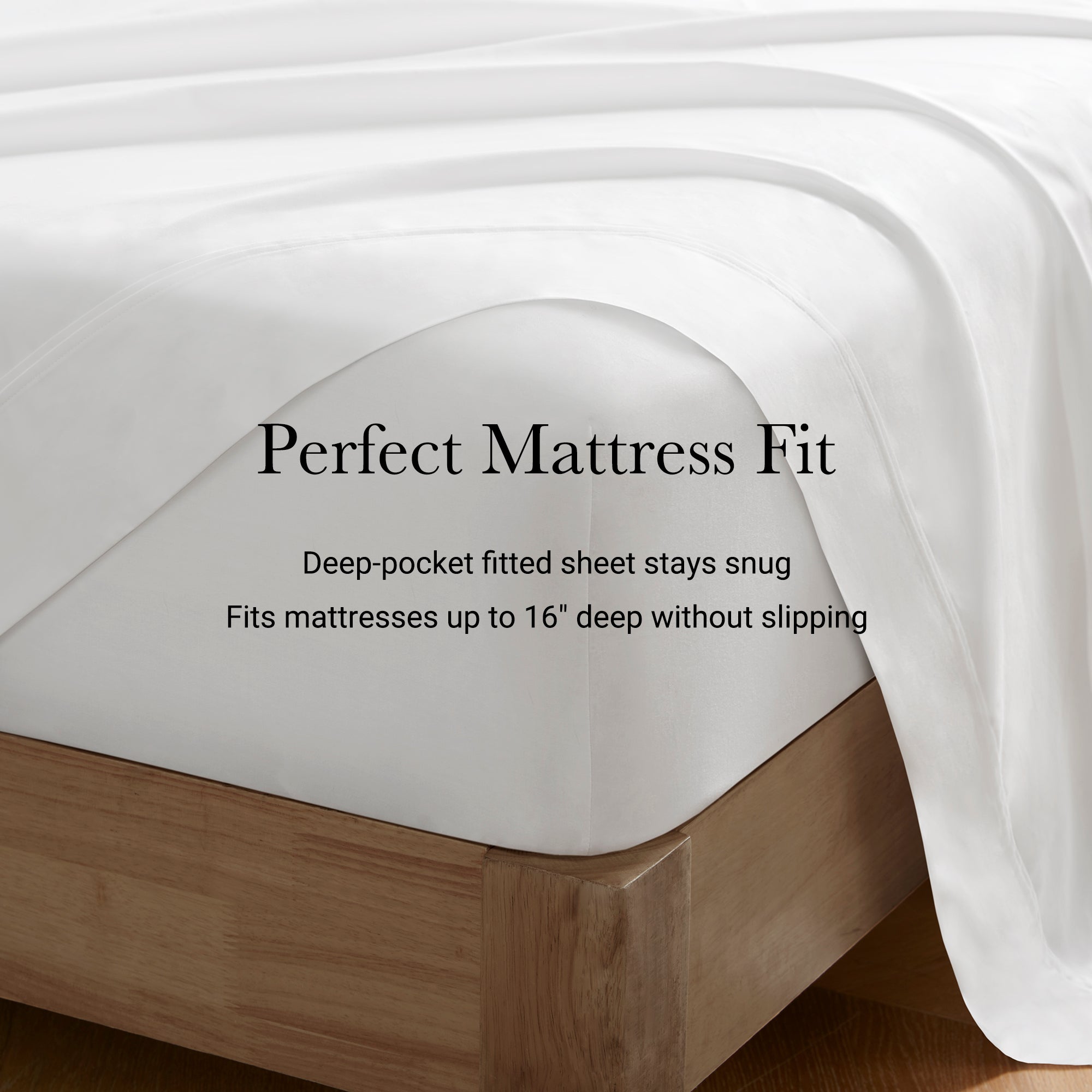 100% Egyptian Cotton Sateen Sheet Set