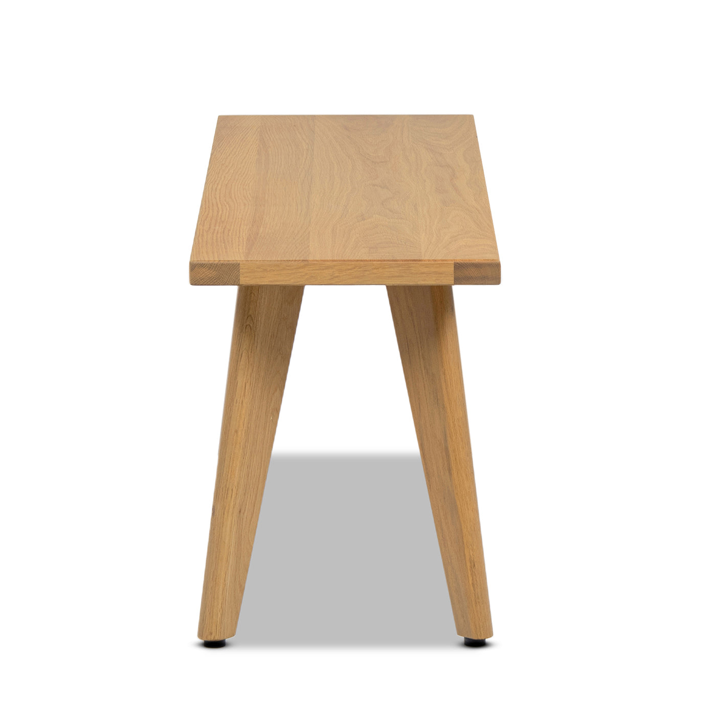 Capri 41.5" Solid Red Oak Wood Bench