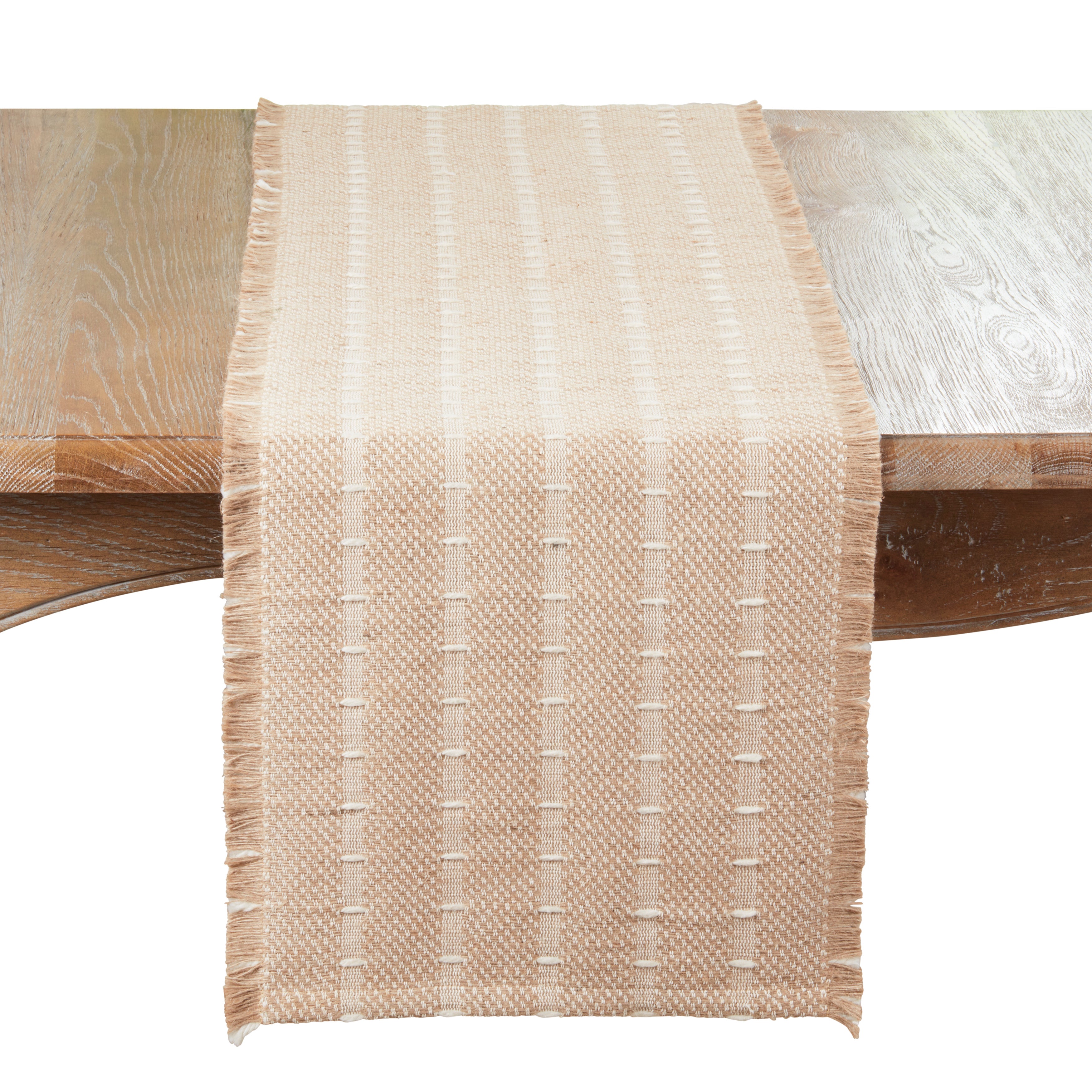 Jute & Wool Woven Table Runner