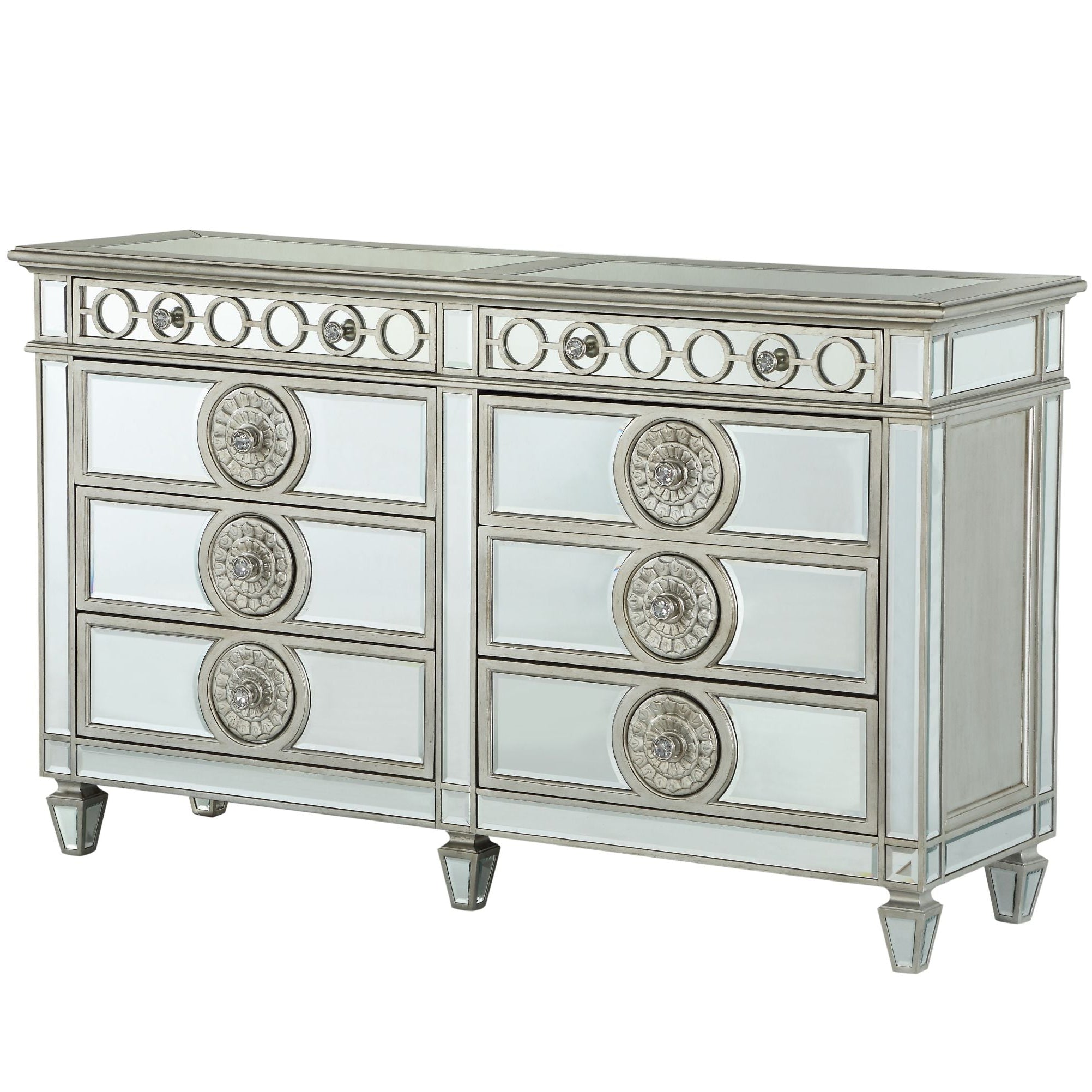 Varian Mirrored Finish Dresser