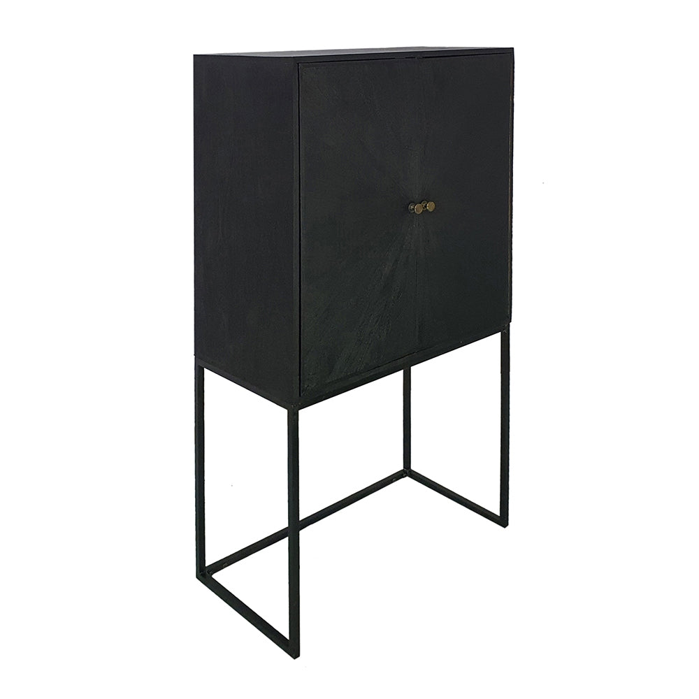Minimalist Black Cabinet