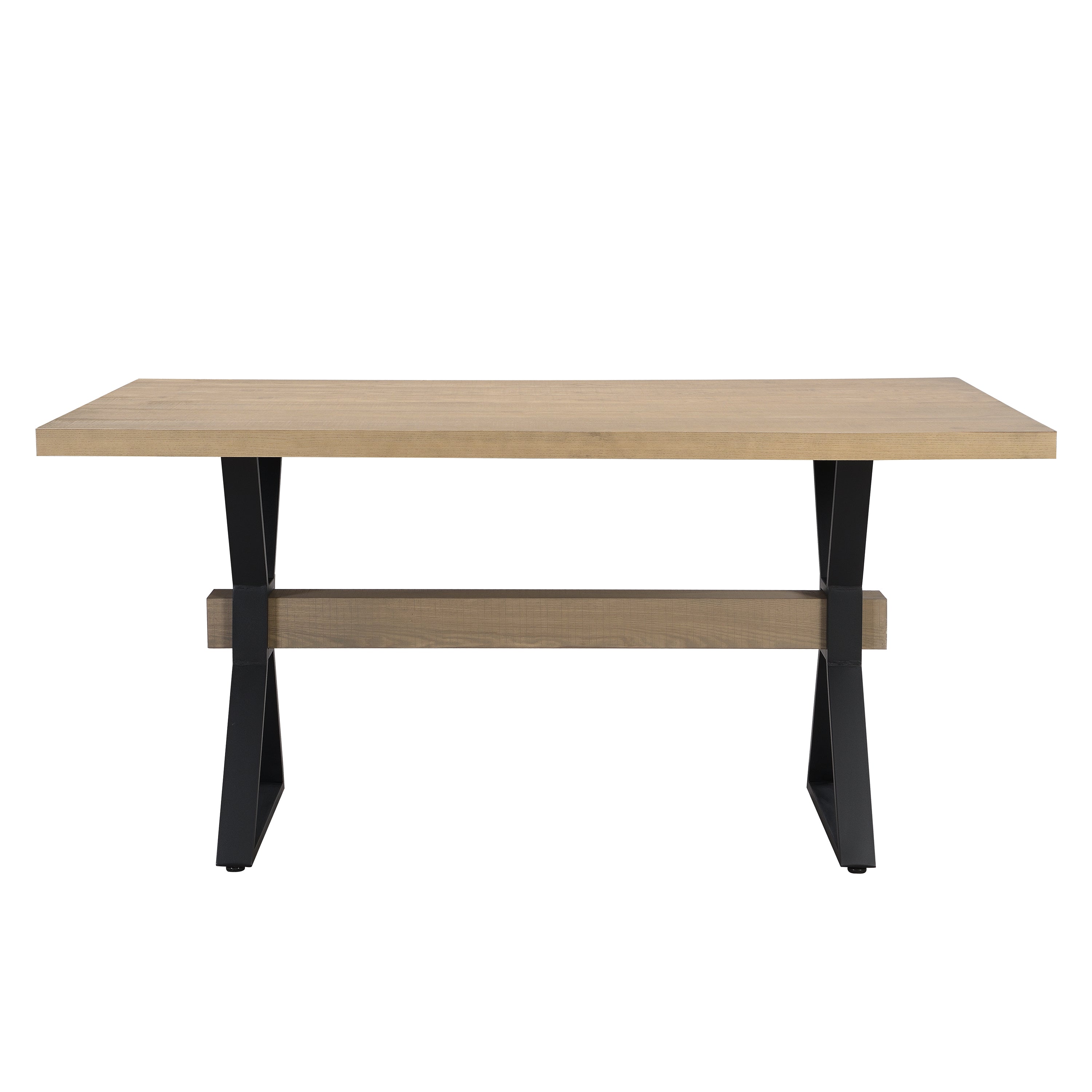 Hartsdale Rectangular Dining Table with X-Shaped Base
