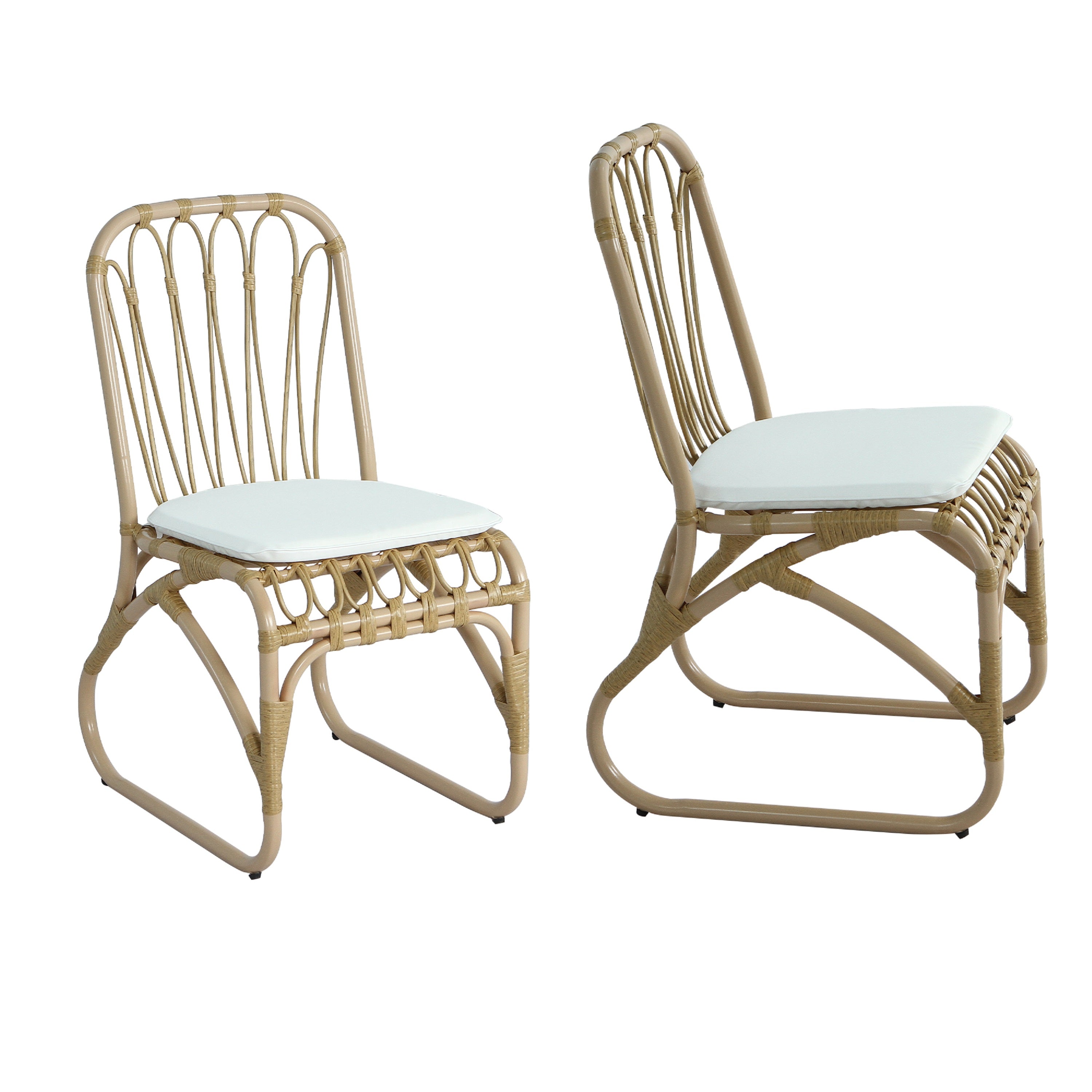 Pier 1 Faux Rattan Dining Chairs