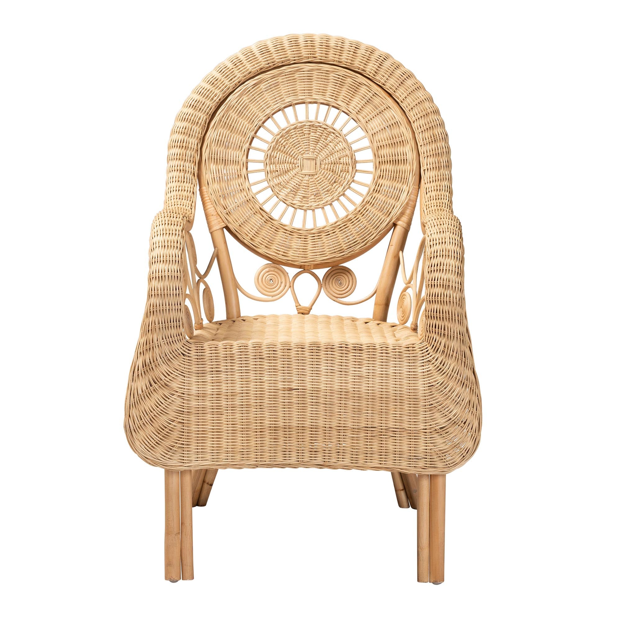 Kamran Rattan Arm Chair