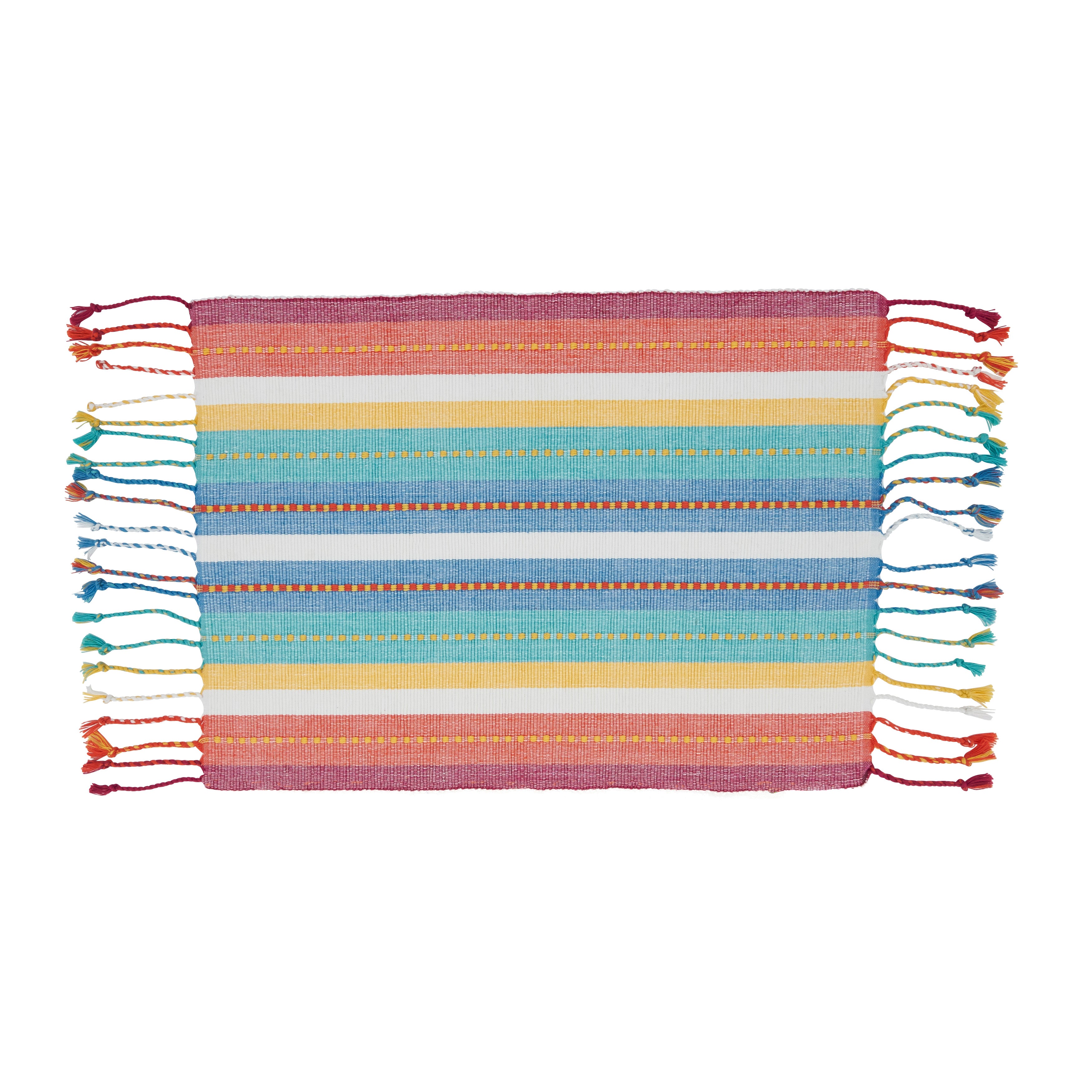Striped Dobby Placemat, Set of 4