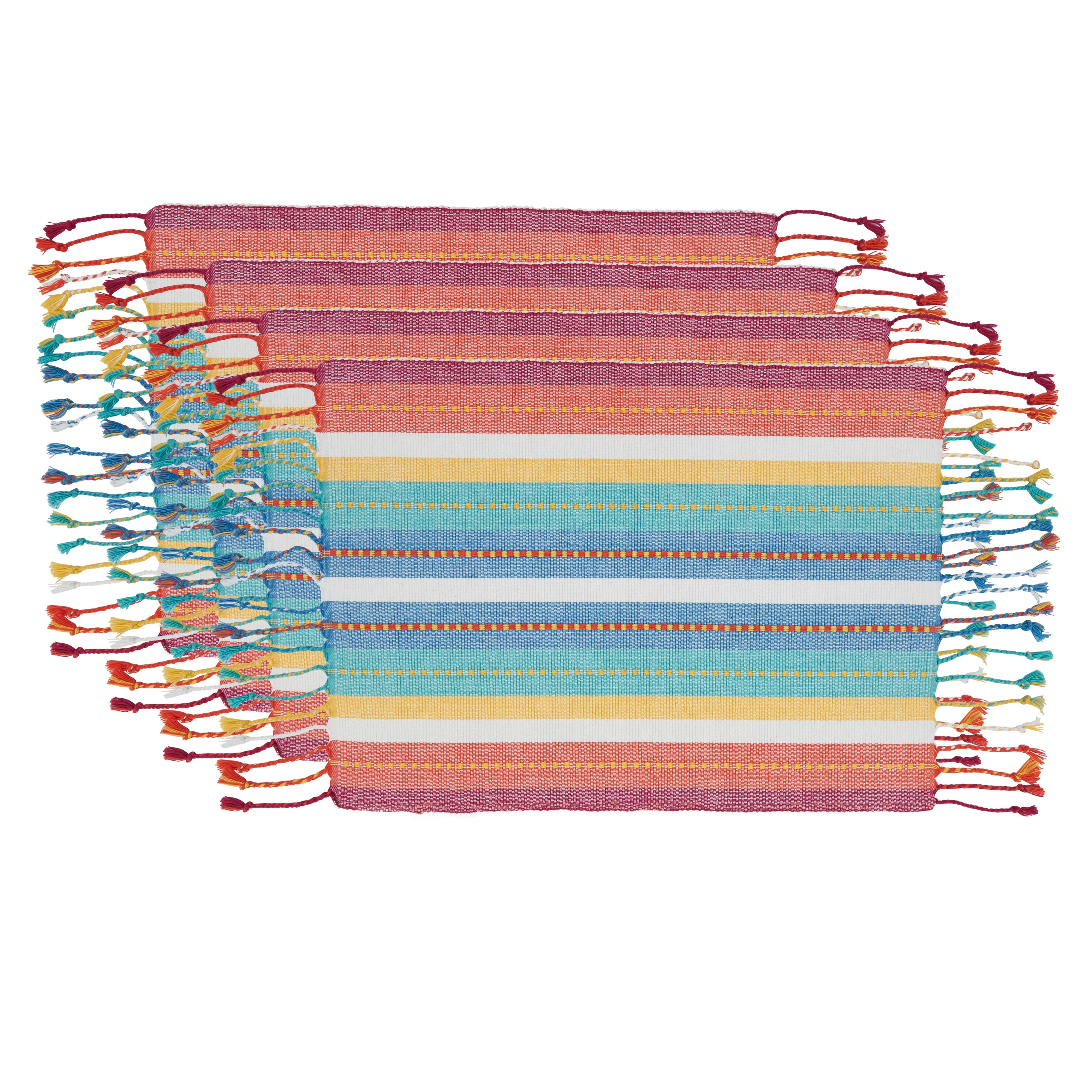 Striped Dobby Placemat, Set of 4
